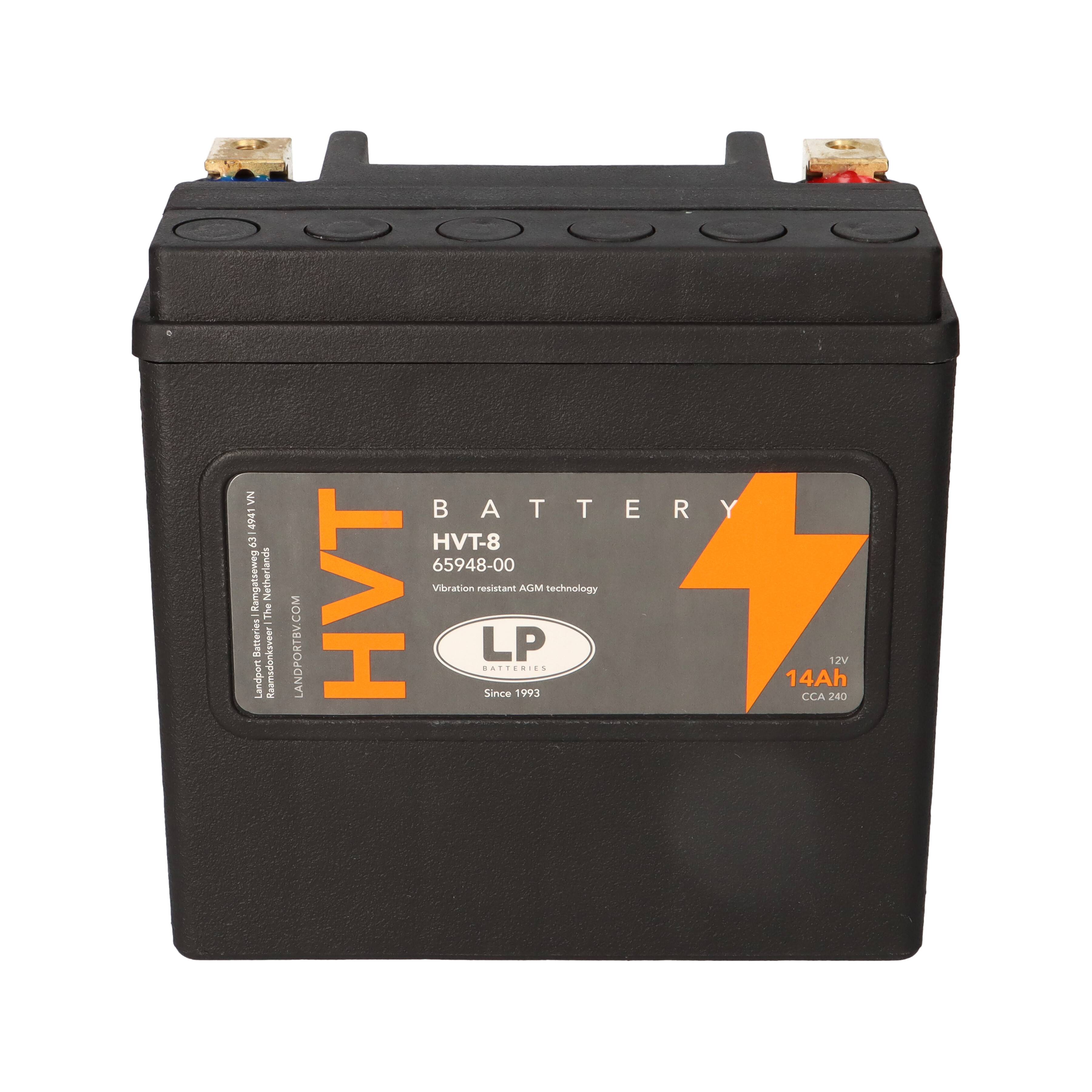 Batterie Nano-Gel 12V 14Ah für Motorrad Startbatterie MH HVT-8