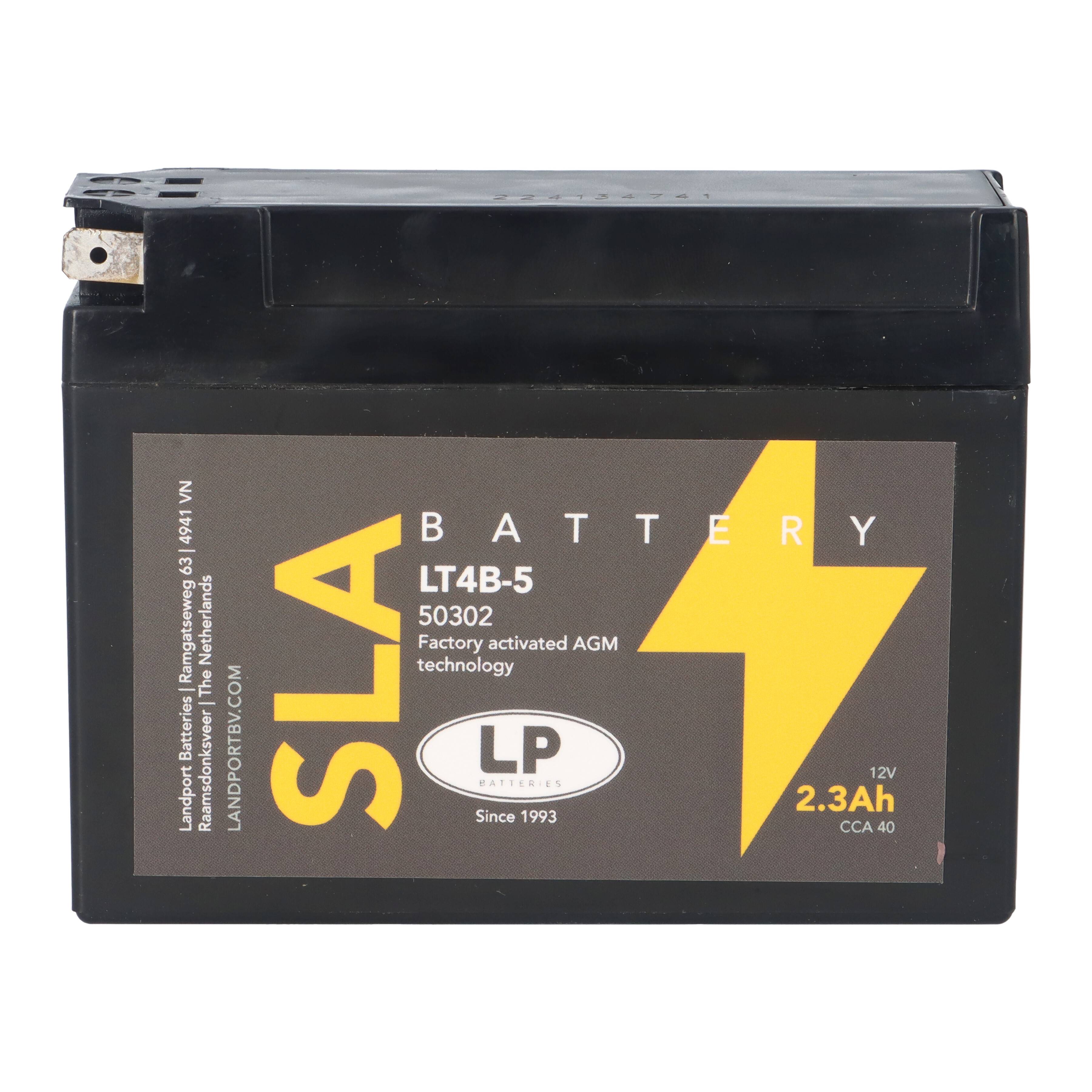 Batterie AGM SLA 12V 2,3Ah für Motorrad Startbatterie MS LT4B-5