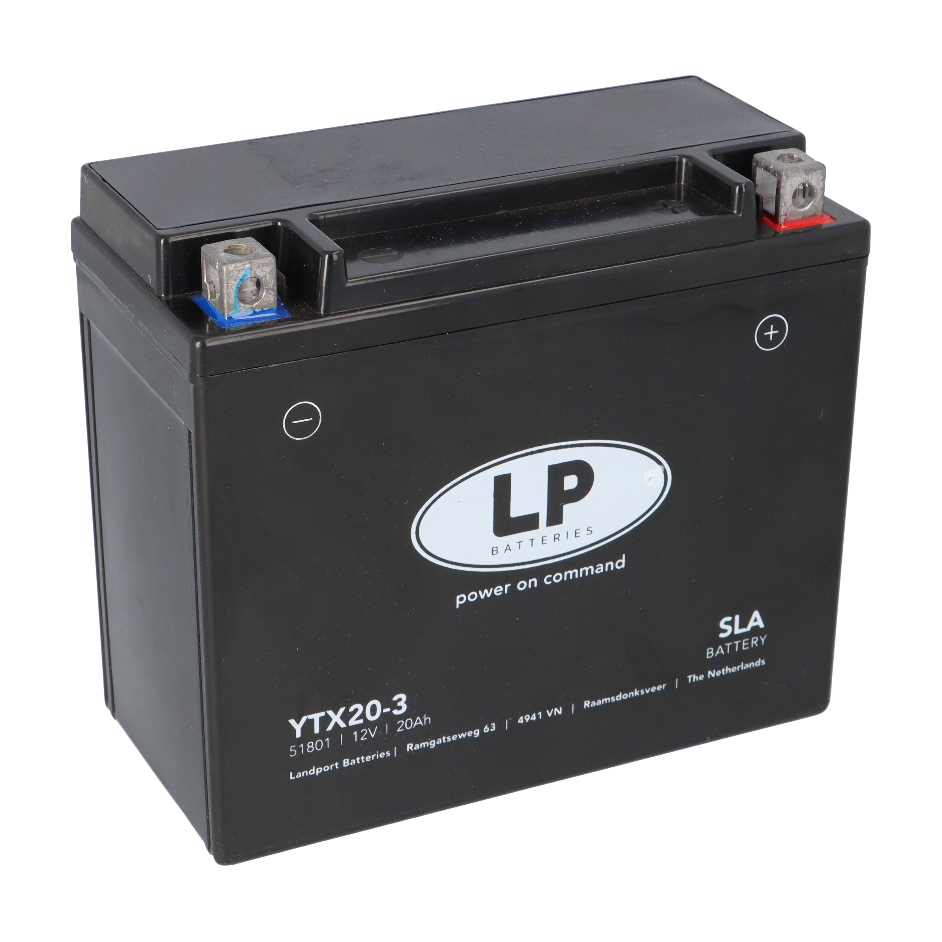 Eine schwarze SLA-Batterie mit 