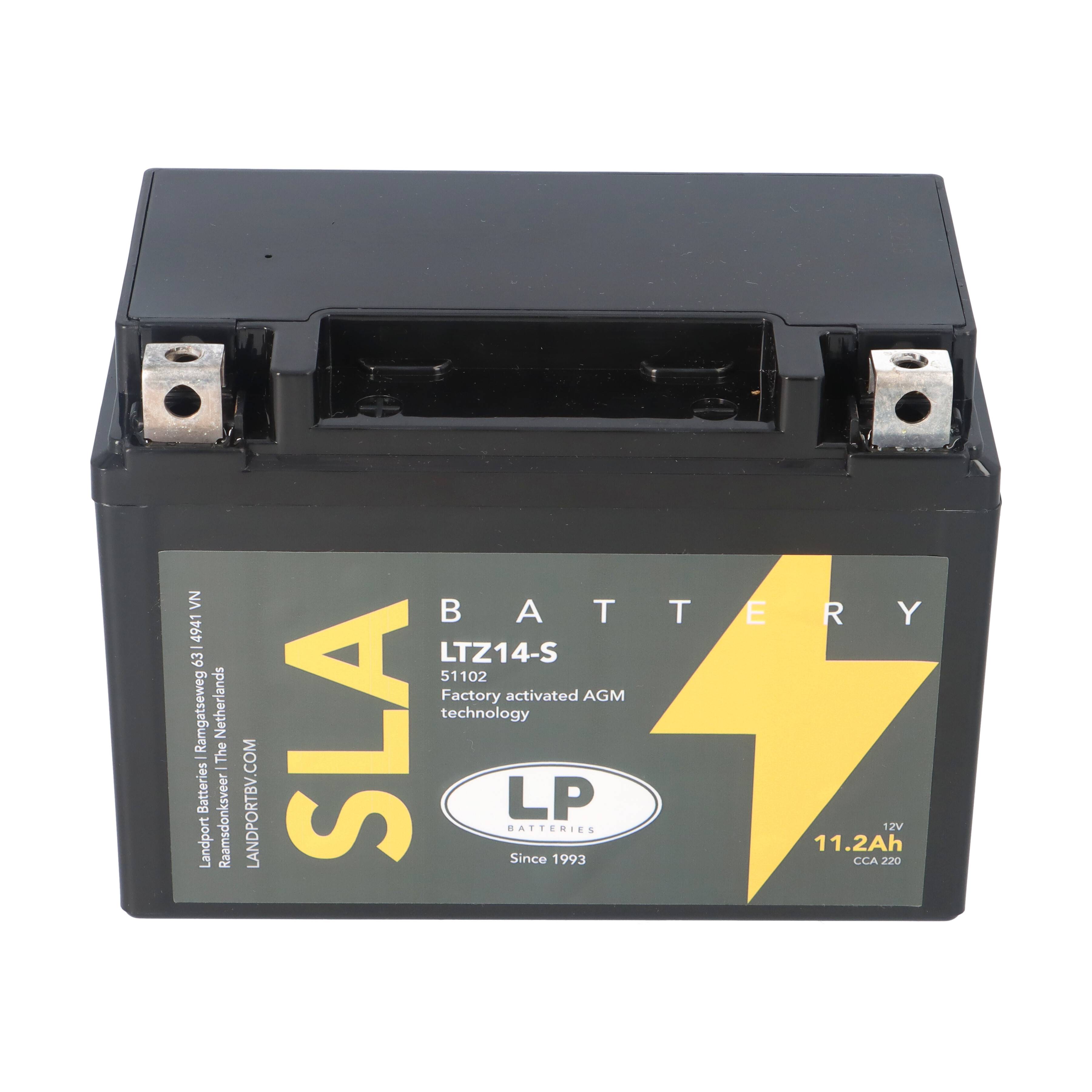 Batterie AGM SLA 12V 11,2Ah für Motorrad Startbatterie MS LTZ14-S