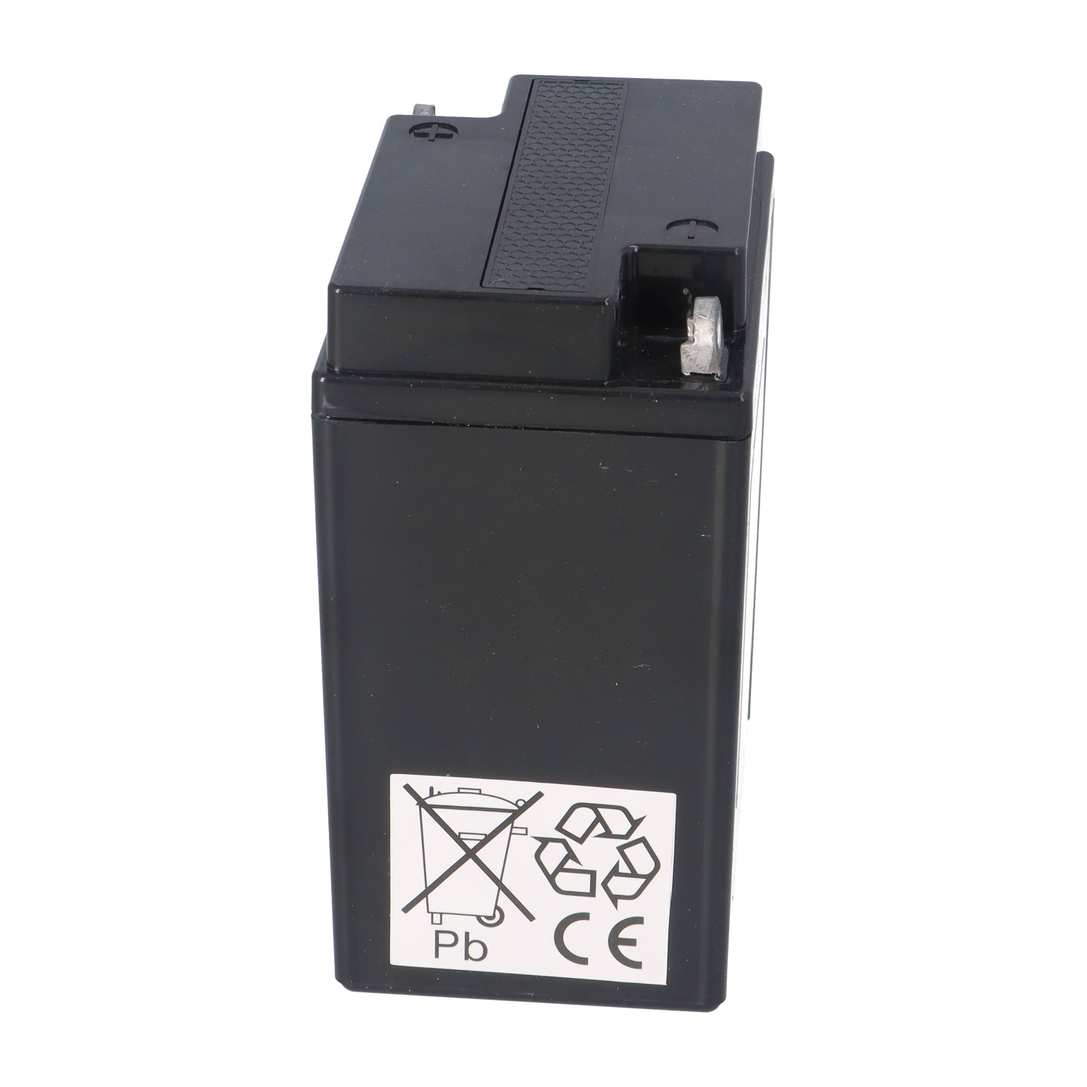 Batterie AGM SLA 6V 13Ah für Motorrad Startbatterie MS B38-6A
