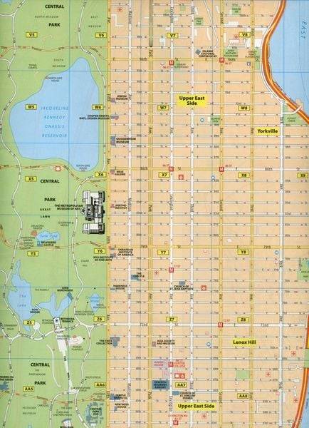 Michelin New York City Manhattan Map 11