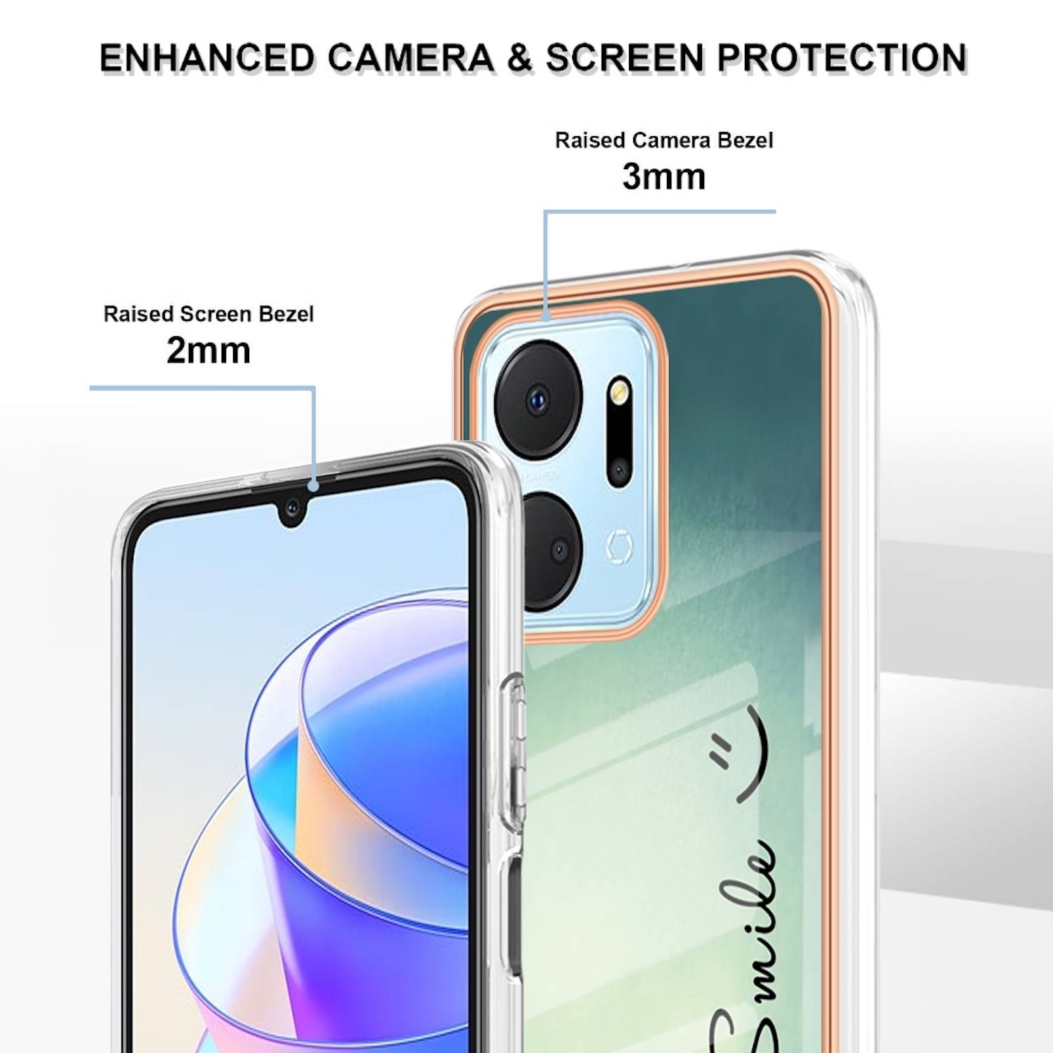 Für Honor 200 Lite Design Series TPU / PC Handy Hülle Cover Muster Neu