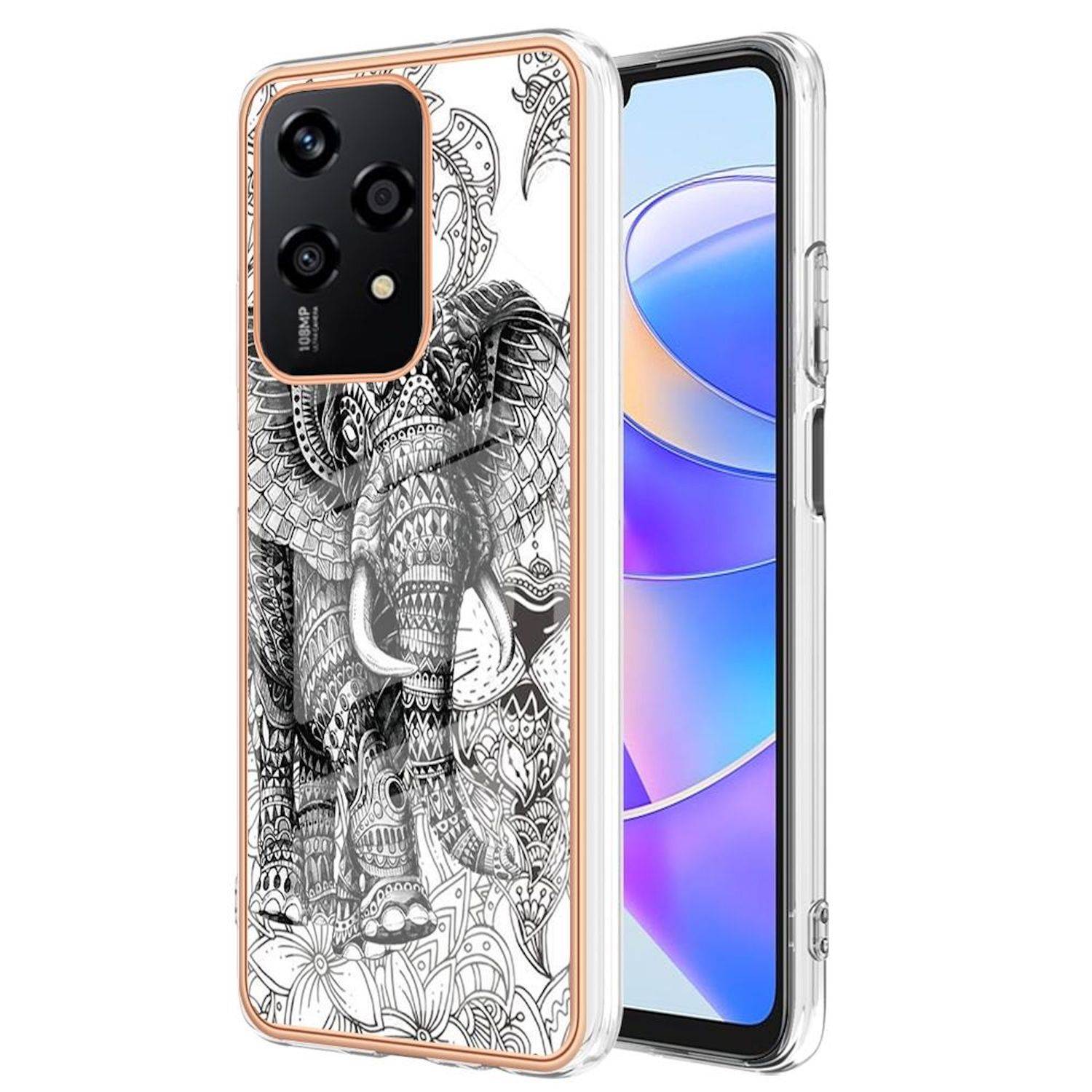 Für Honor 200 Lite Design Series TPU / PC Handy Hülle Cover Muster Neu