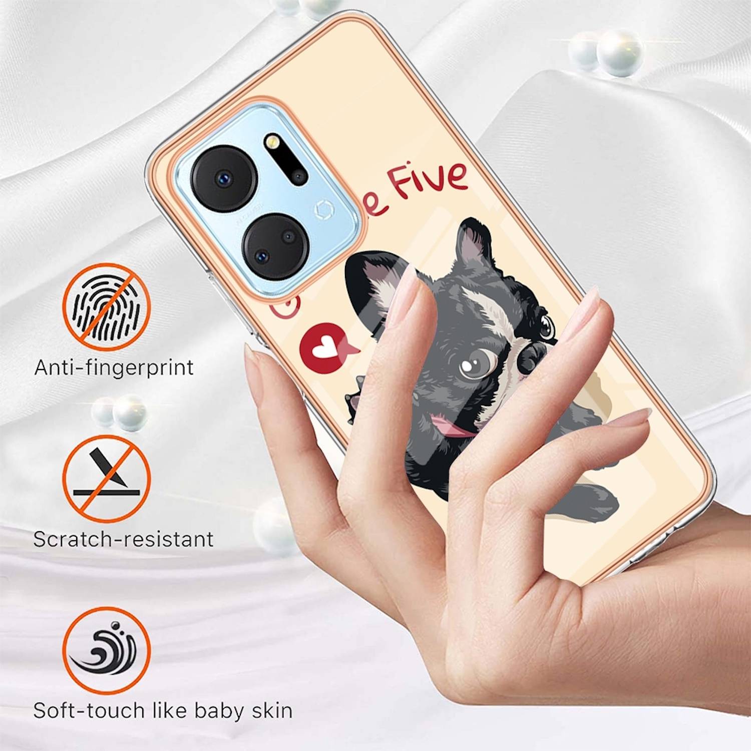 Für Honor 200 Lite Design Series TPU / PC Handy Hülle Cover Muster Neu