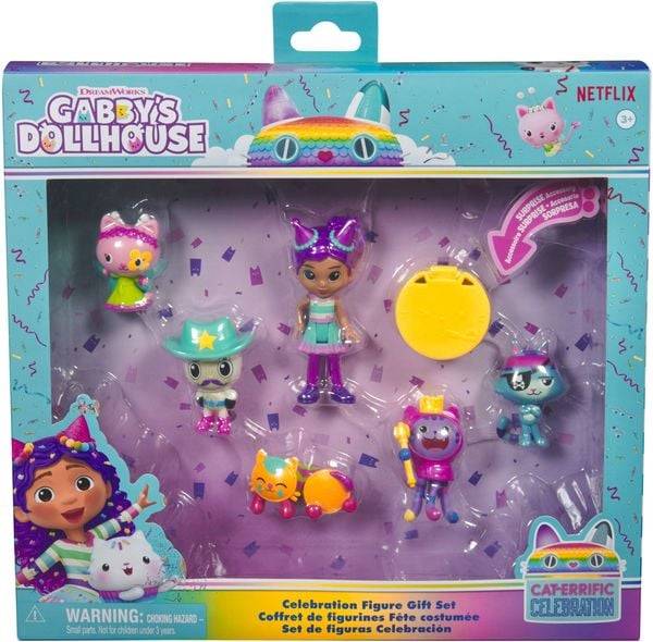 Spin Master - Gabbys Dollhouse - Figuren Geschenkset (Celebration)