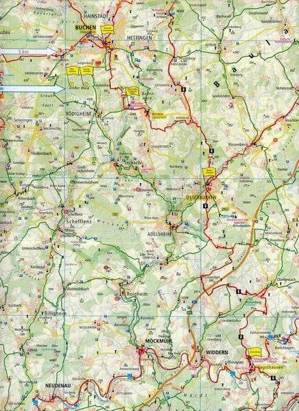Kraichgau - Neckar - Odenwald 1:100 000