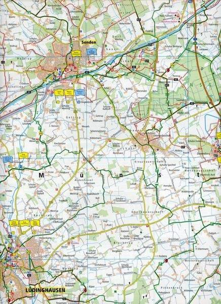 Südliches Münsterland 1 : 50 000 Rad- und Wanderkarte