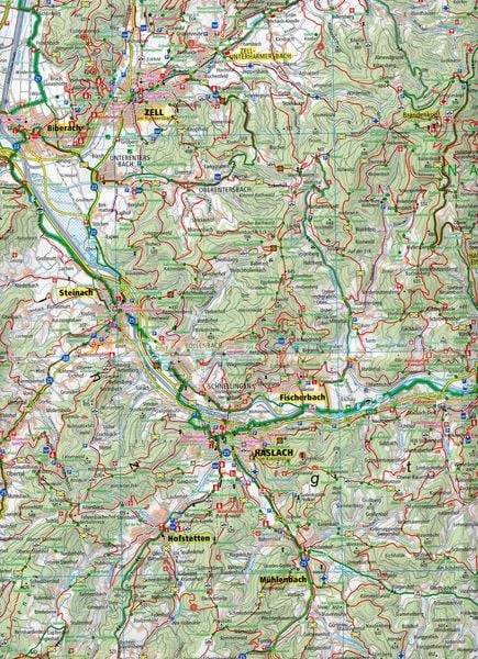Kinzigtal mitten im Schwarzwald 1:50 000