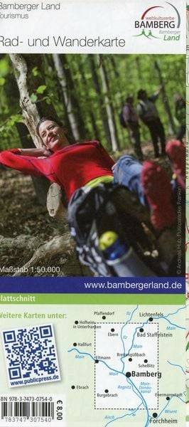 Bamberger Land, Bamberg - Hallstadtt - Bad Staffelstein 1:50 000