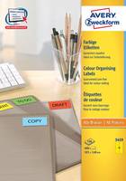 AVERY Zweckform Etiketten 3459 gelb 105,0 x 148,0 mm Tinte &amp; Toner Papier