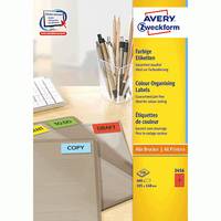 AVERY ZWECKFORM - Avery - Rot - A6 (105 x 148 mm) 400 Etikett(en) (100 Bogen x 4)