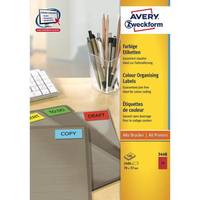 Avery Zweckform Universaletikett 3448 70x37mm rot 2.400 St./Pack.