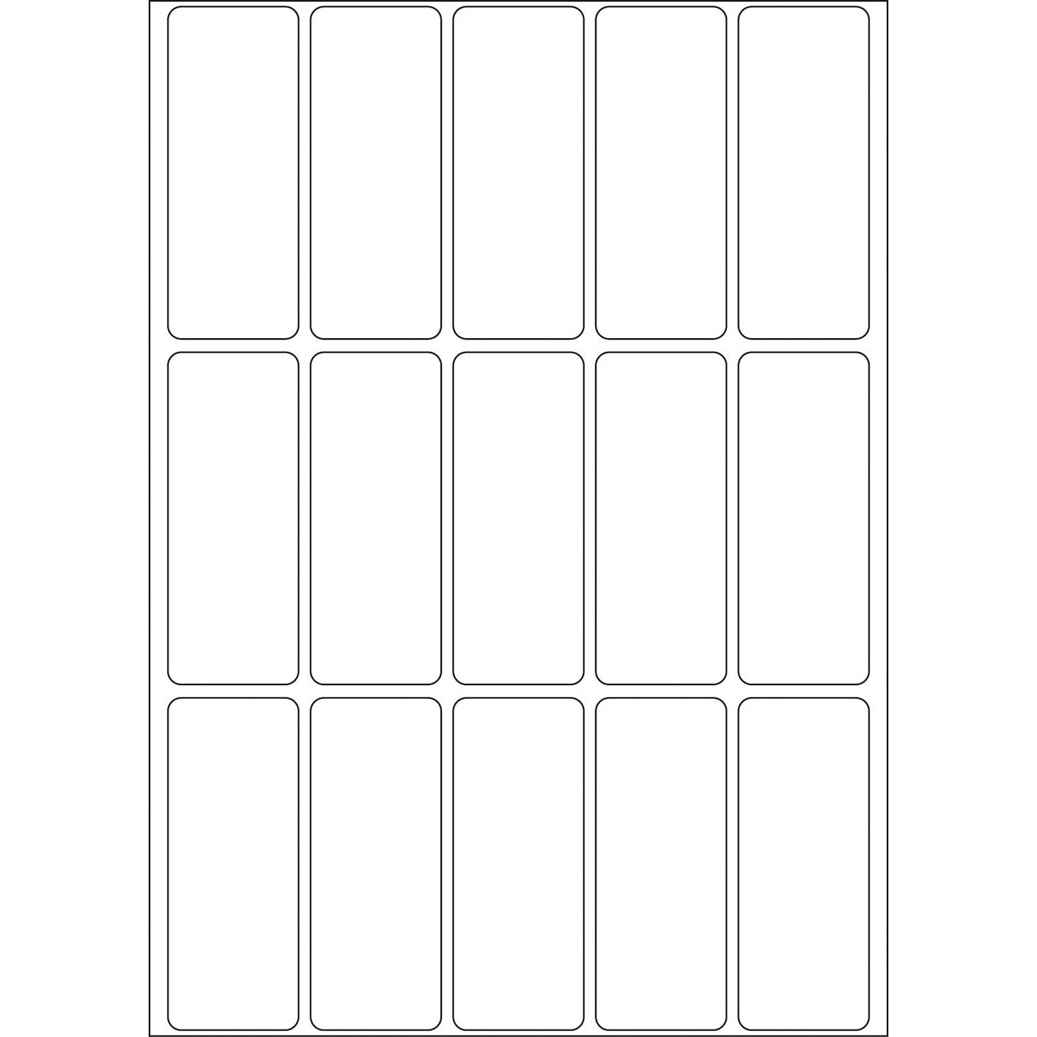 HERMA Movables - Matt - selbstklebend, entfernbarer Klebstoff - weiß - 20 x 50 mm 480 Etikett(en) (32 Bogen x 15)