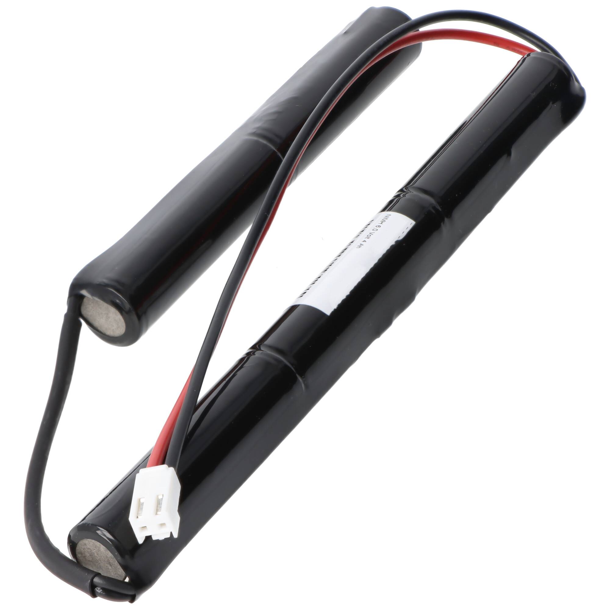 Notleuchtenakku 6 Volt 4000mAh mit 25cm Anschlusskabel und JST VHR-2 Stecker