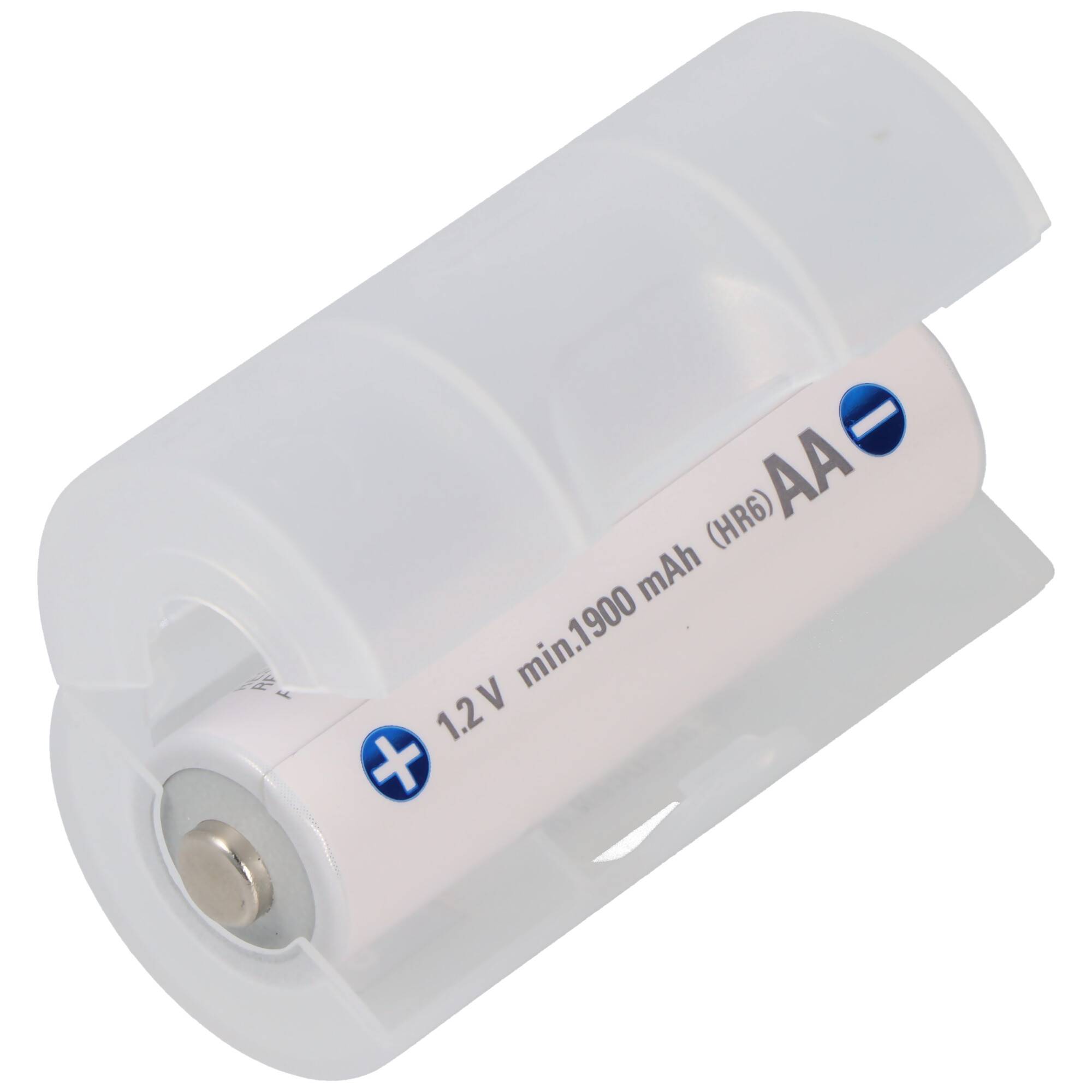 Universal Baby C Adapter für je 1x Mignon/AA auf Größe Baby, C, LR14, FR14