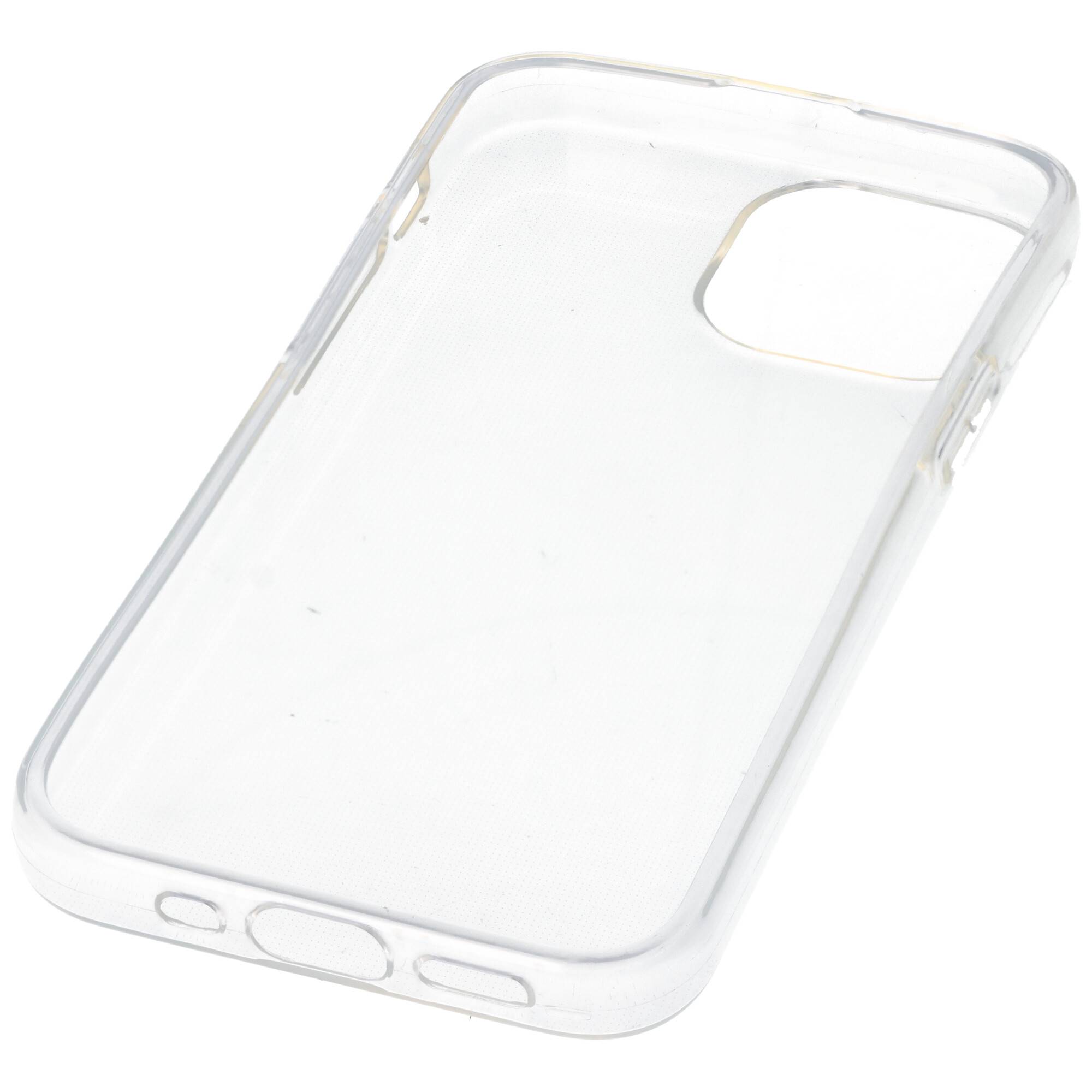 Hülle passend für Apple iPhone 13 mini- transparente Schutzhülle, Anti-Gelb Luftkissen Fallschutz Silikon Handyhülle rob