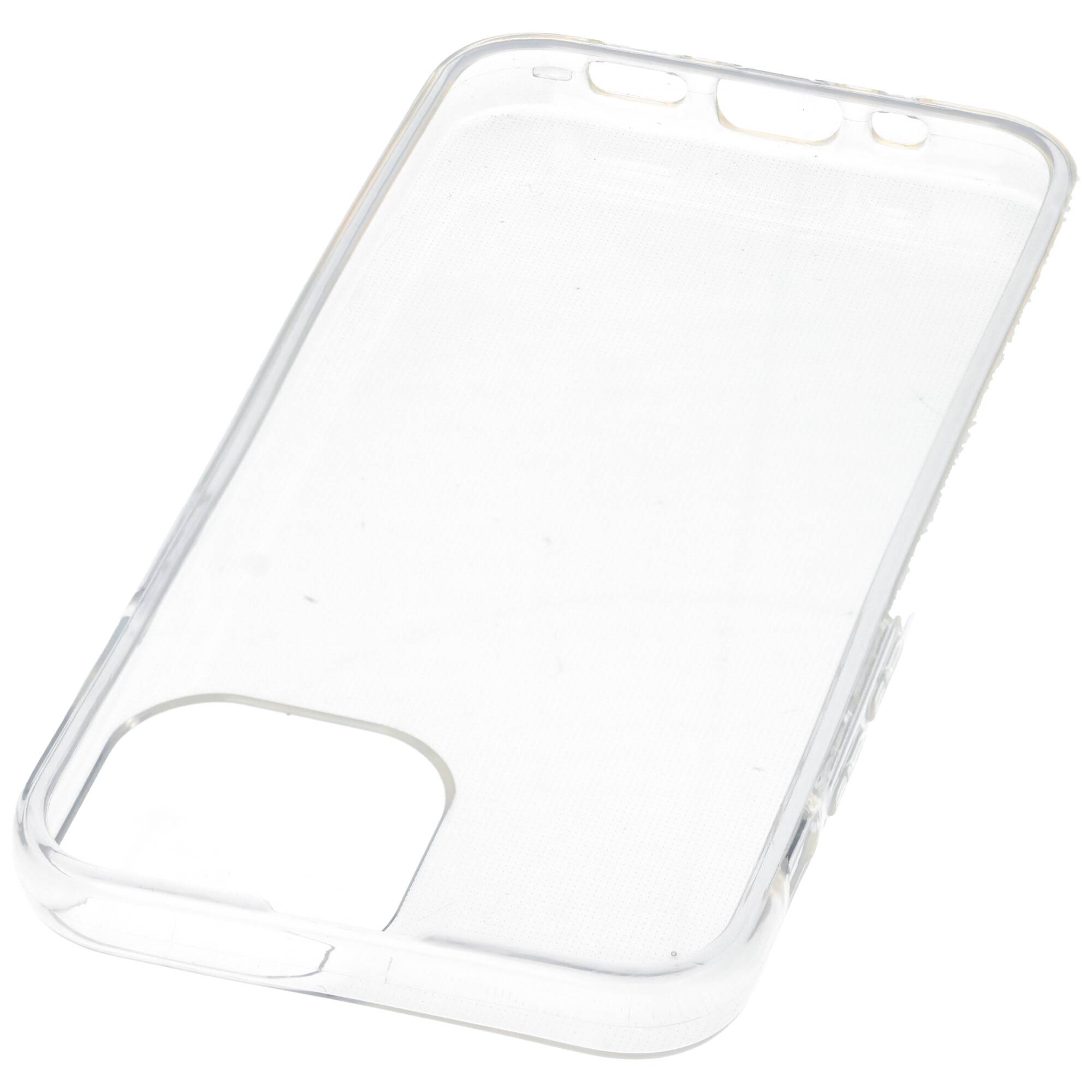 Hülle passend für Apple iPhone 13 mini- transparente Schutzhülle, Anti-Gelb Luftkissen Fallschutz Silikon Handyhülle rob