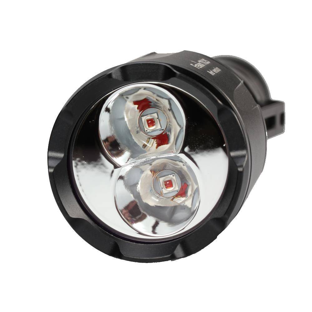 Fenix TK25Red Taschenlampe mit Weiß- & Rotlicht 1000 Lumen - Schwarz