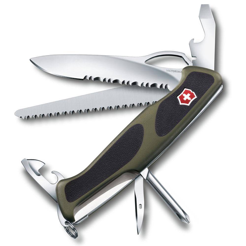 Victorinox Ranger 178 MW Grip Taschenmesser - Oliv/Schwarz (+)