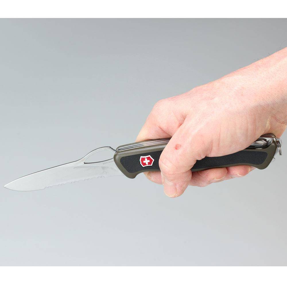 Victorinox Ranger 178 MW Grip Taschenmesser - Oliv/Schwarz (+)