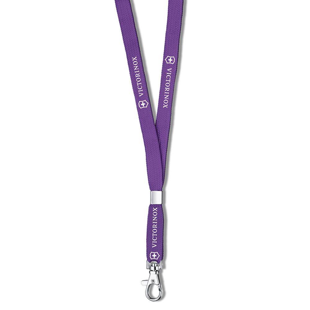 Victorinox Nackenband mit Karabinerhaken - Violett