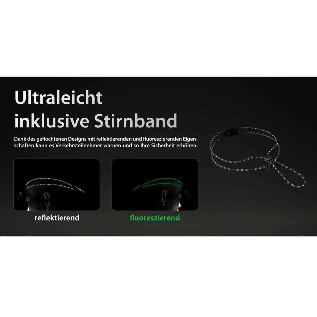 Nitecore HA11 Ultra Lightweight LED Stirnlampe 240 Lumen