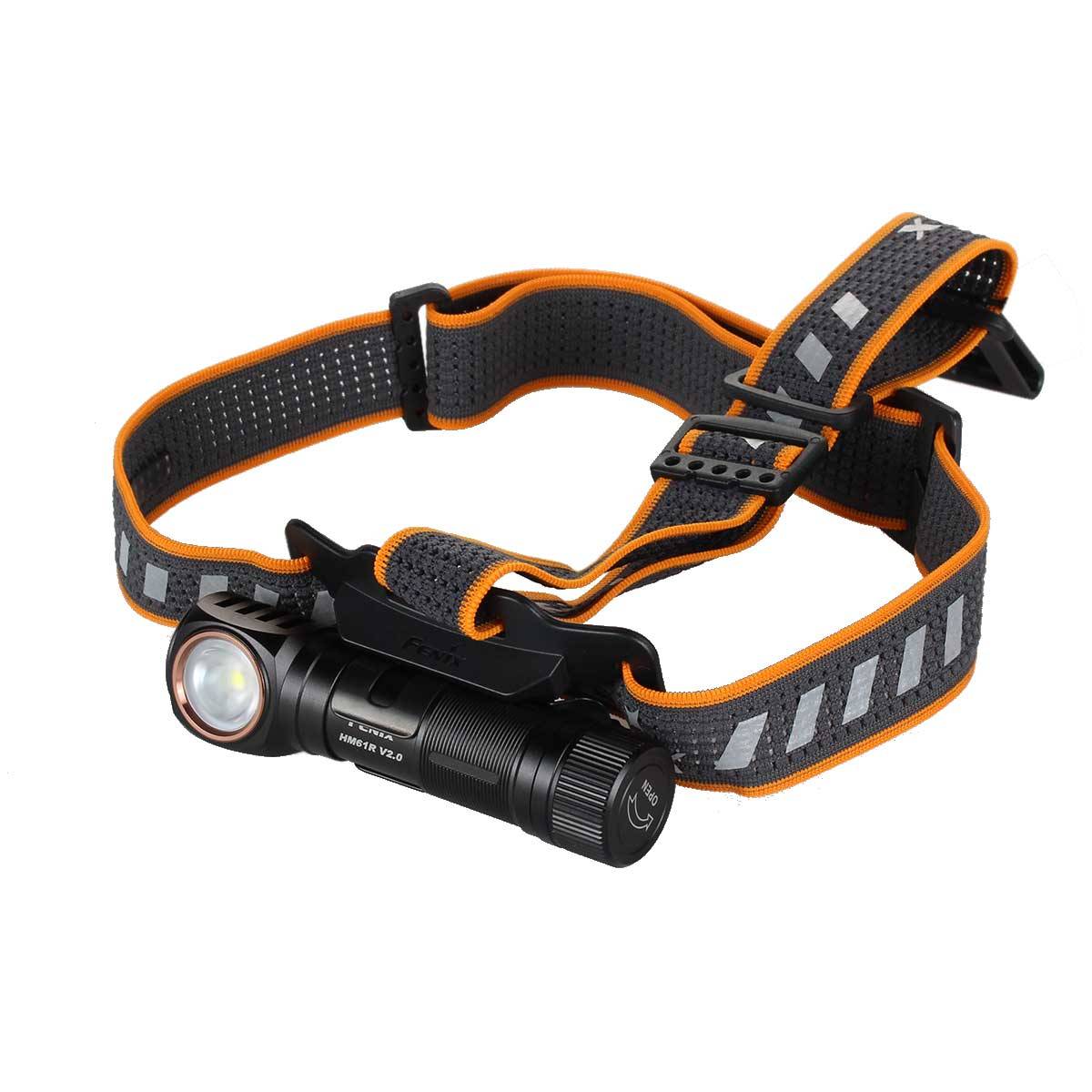 Fenix HM61R V2.0 LED-Stirnlampe 1600 Lumen - Orange/Schwarz