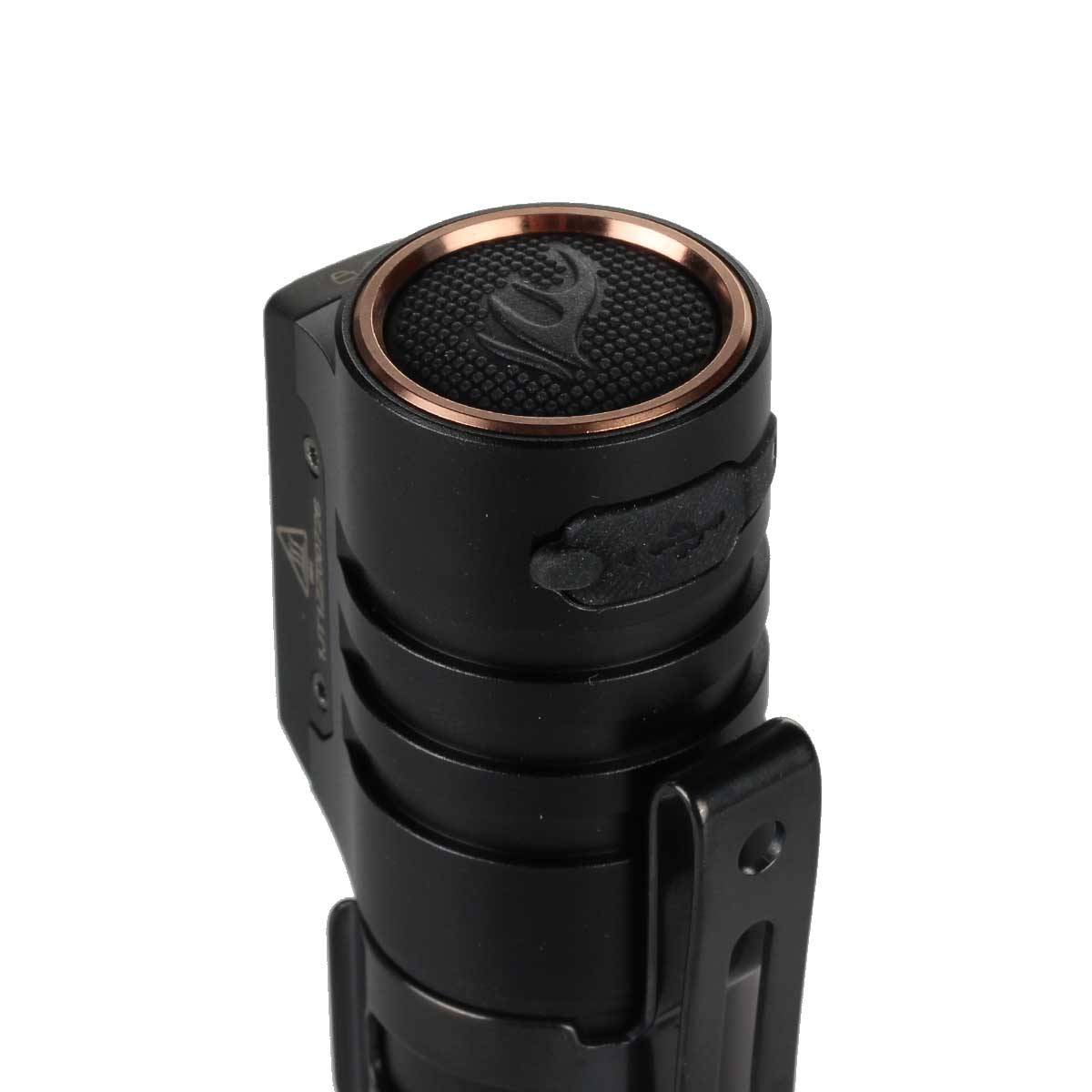 Fenix HM71R LED Stirnlampe 2700 Lumen - Schwarz/Orange