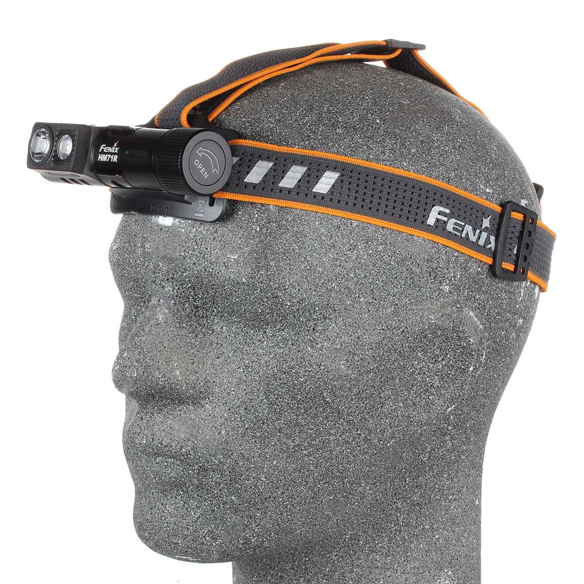 Fenix HM71R LED Stirnlampe 2700 Lumen - Schwarz/Orange