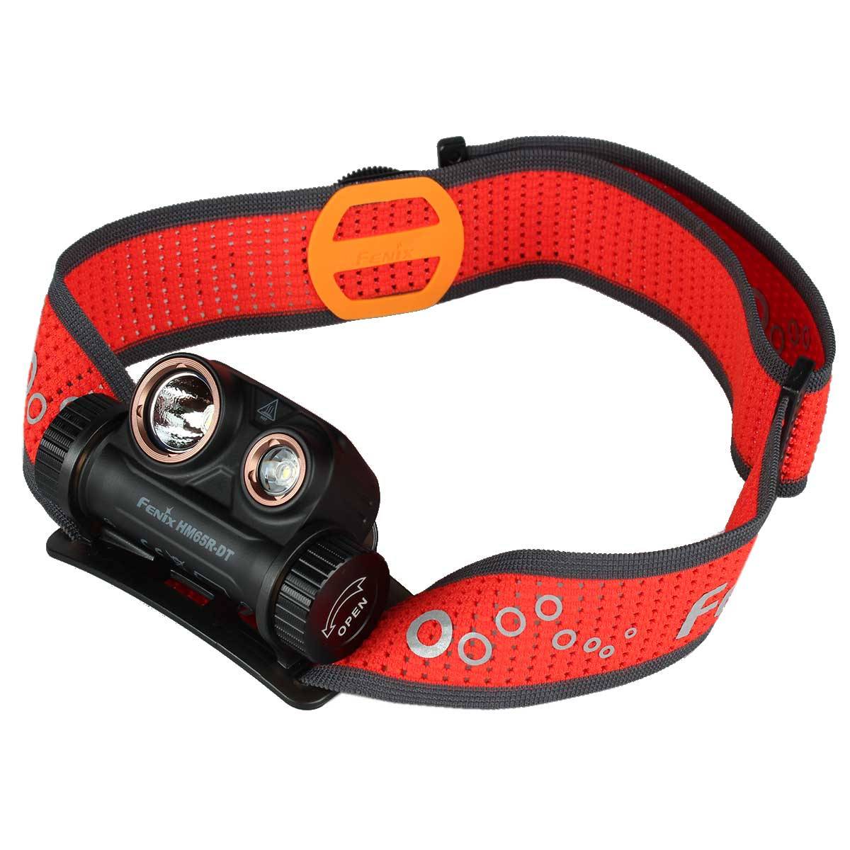 Fenix HM65R-DT LED Stirnlampe 1300 Lumen neutral- und warmweiß schwarz