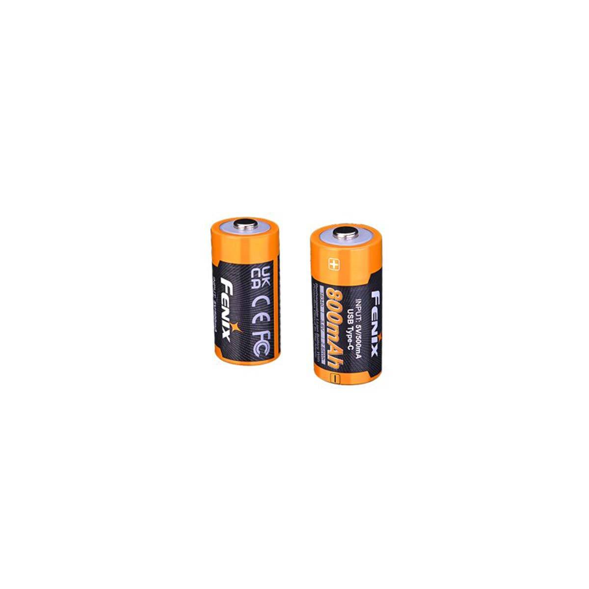 Fenix ARB-L16-800UP 16340 Li-Ion Akku 5V 800mAh mit USB