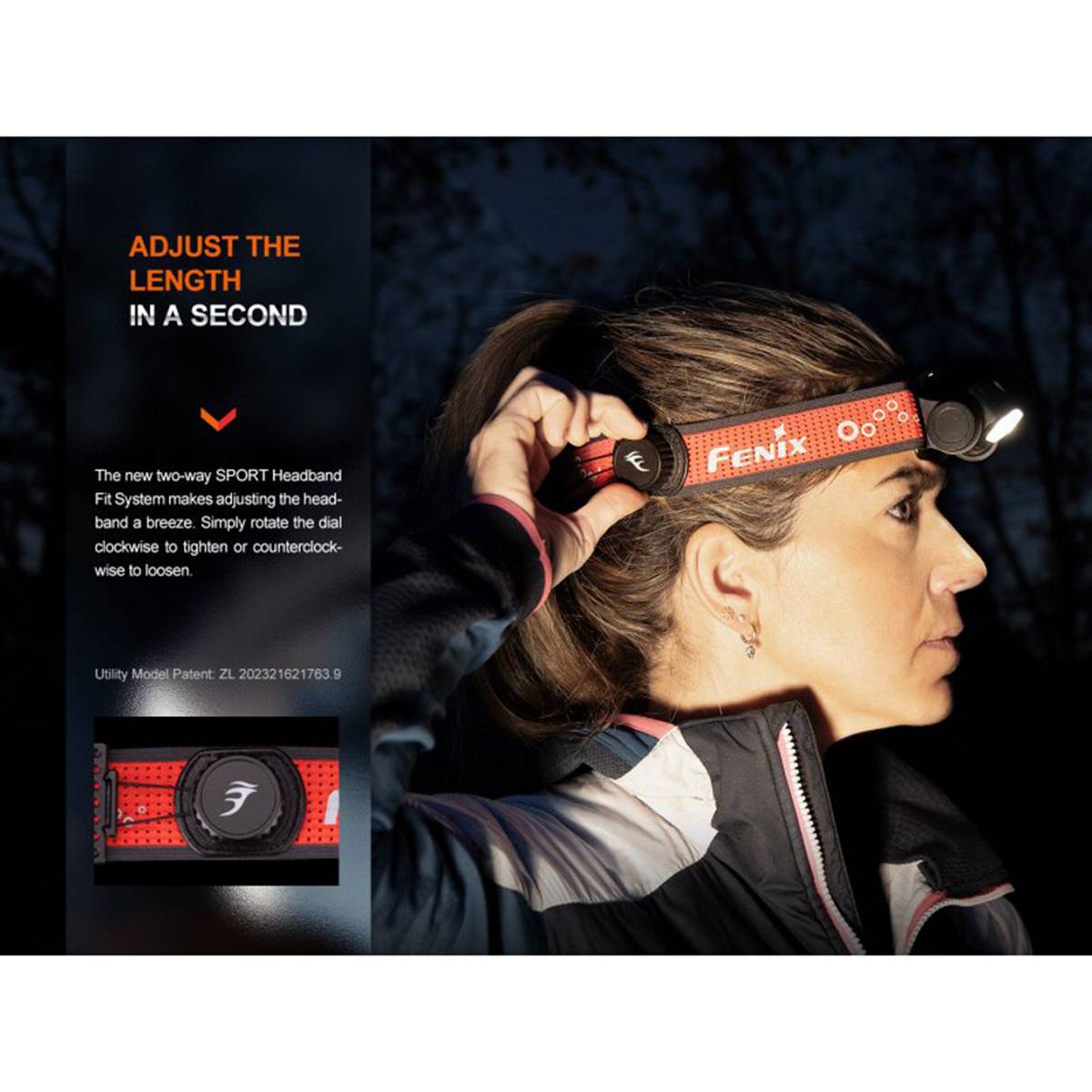 Fenix HM65R-T V2.0 LED-Stirnlampe 1600 Lumen - Nebula