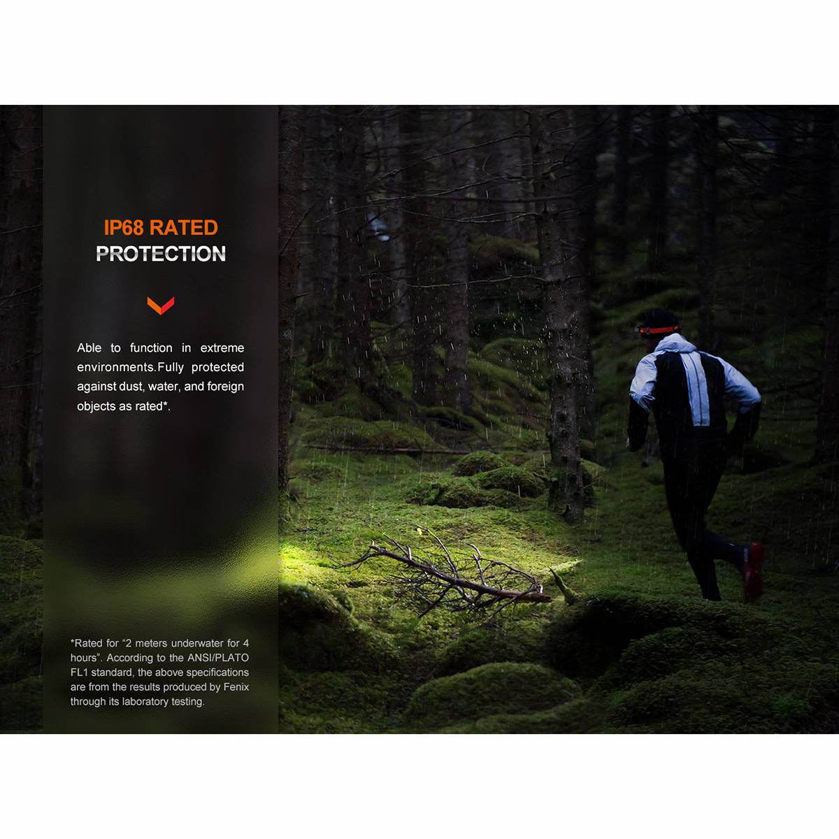 Fenix HM62-T 1200 Lumen - LED Stirnlampe Schwarz