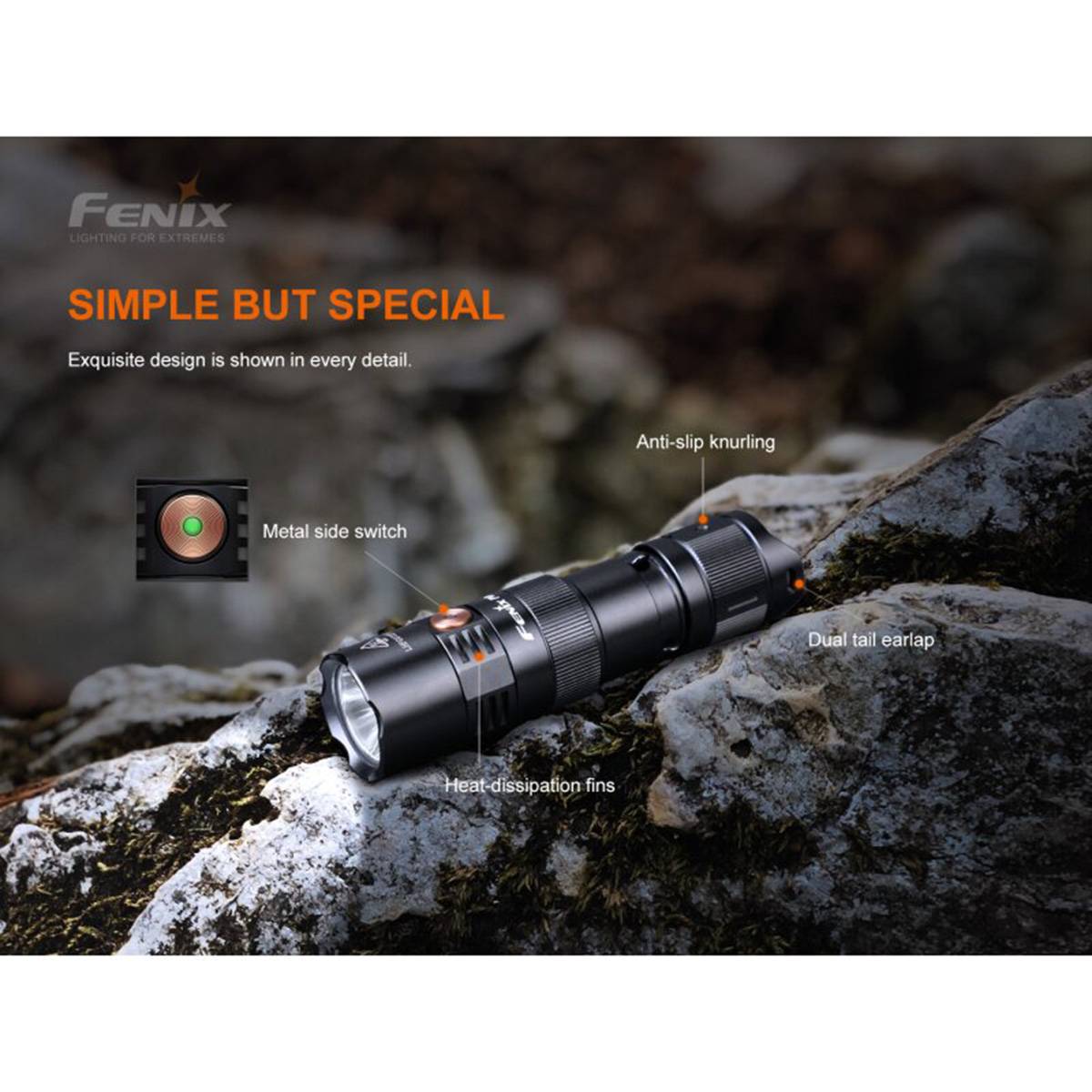 Fenix PD25R 800lm - Limited Edition Sierra Green LED Taschenlampe