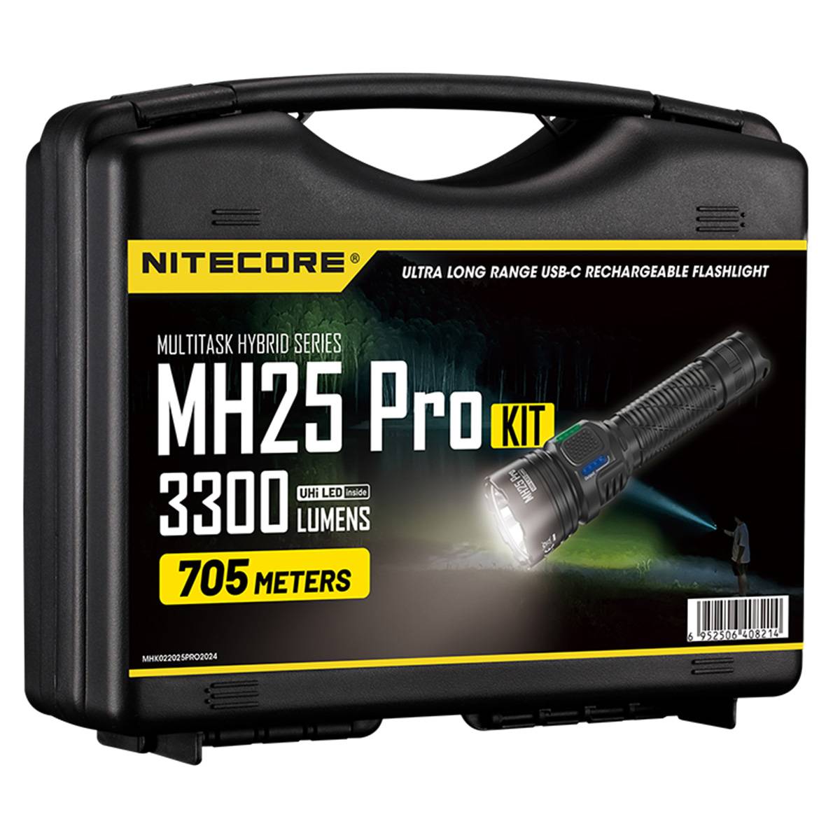 Nitecore MH25 Pro LED Taschenlampe Hunting Kit 3300 Lumen - Schwarz