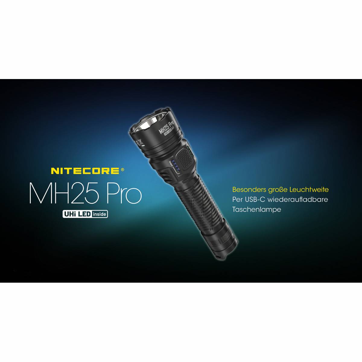 Nitecore MH25 Pro LED Taschenlampe Hunting Kit 3300 Lumen - Schwarz
