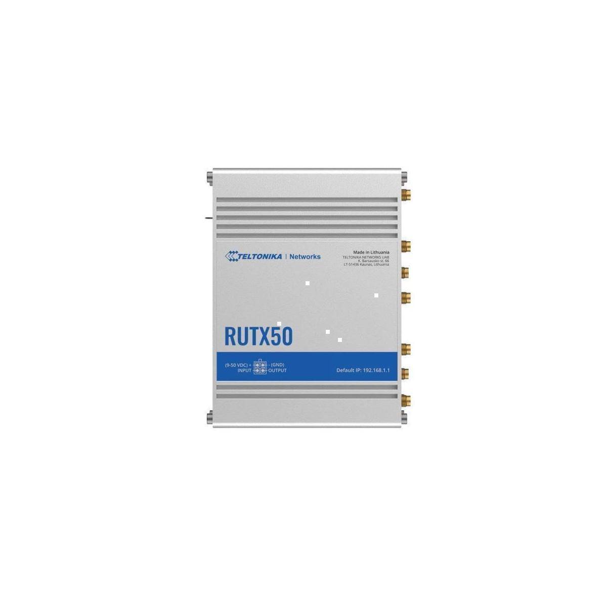 RUTX50000500 - RUTX50 Standard package with Power cable with 4-way screw terminal