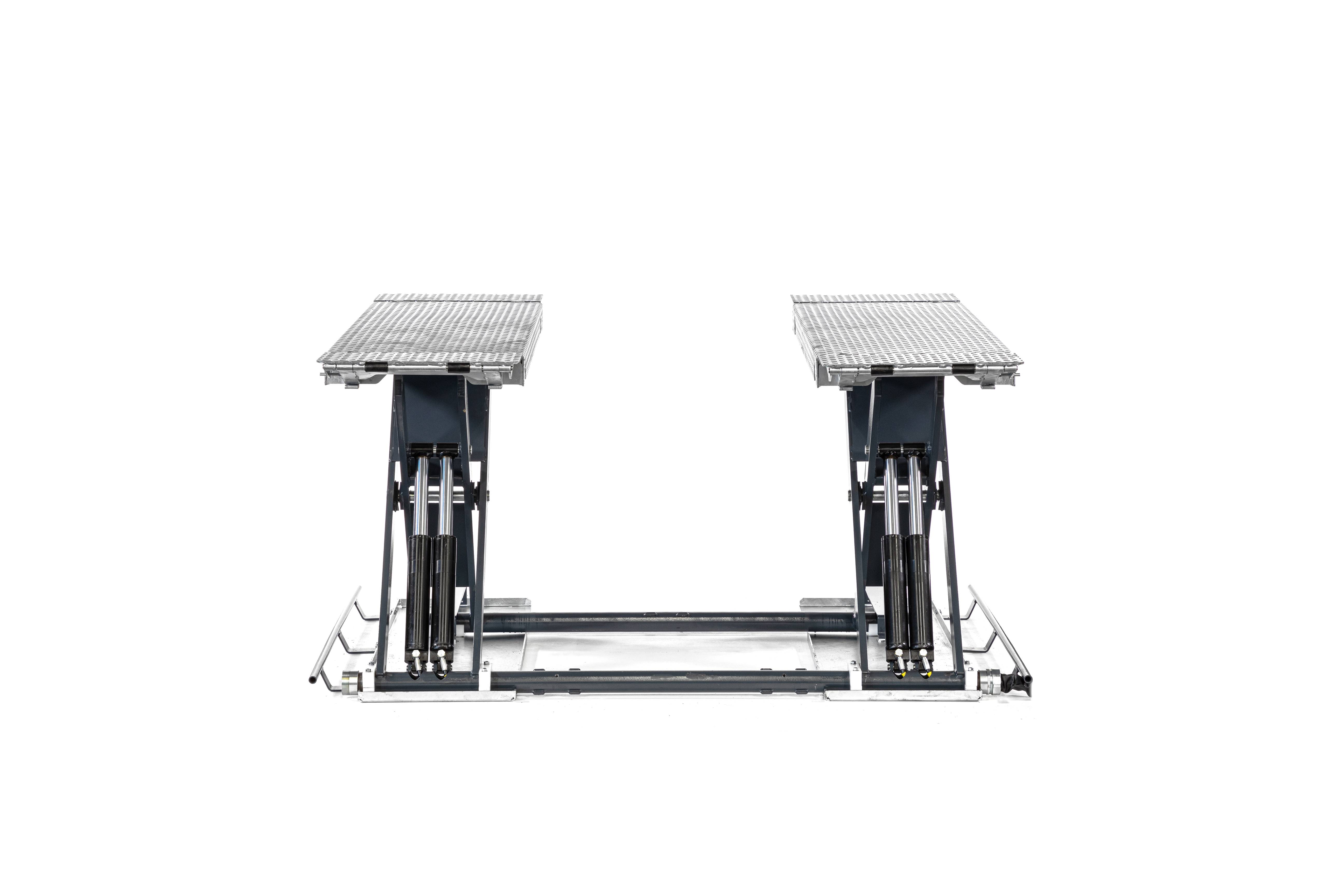 ATH Flex Lift 30Z Mobile Kurzhub Scheren Hebebühne Reifendienst Autoaufbereitung 3t Car Detailing ohne Druckluf 3000kg verzinkt