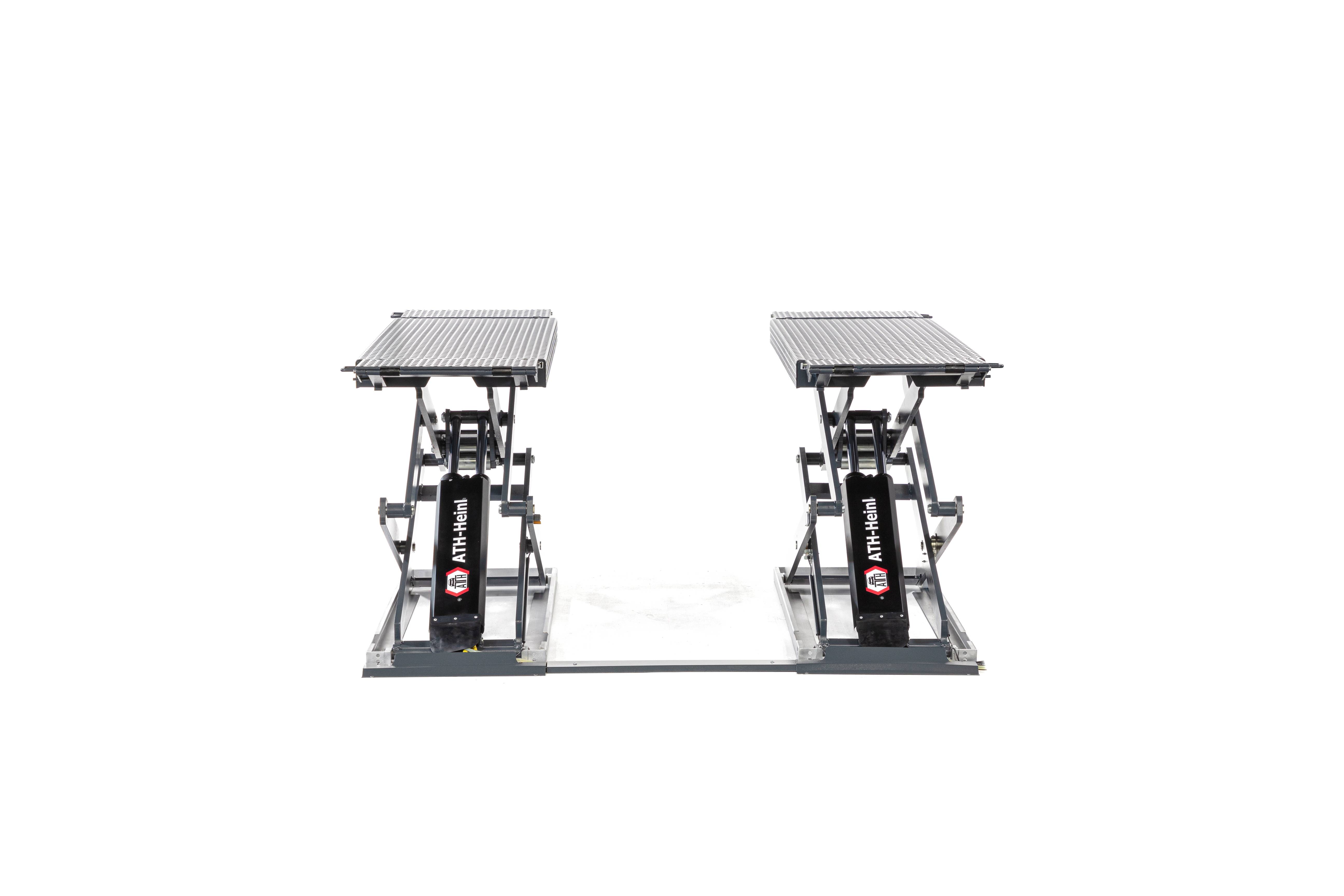 ATH Frame Lift 30 FZ UG KFZ Doppelscherenhebebühne KFZ 3t Scheren Hebebühne 3000kg mit Unterflur Kit