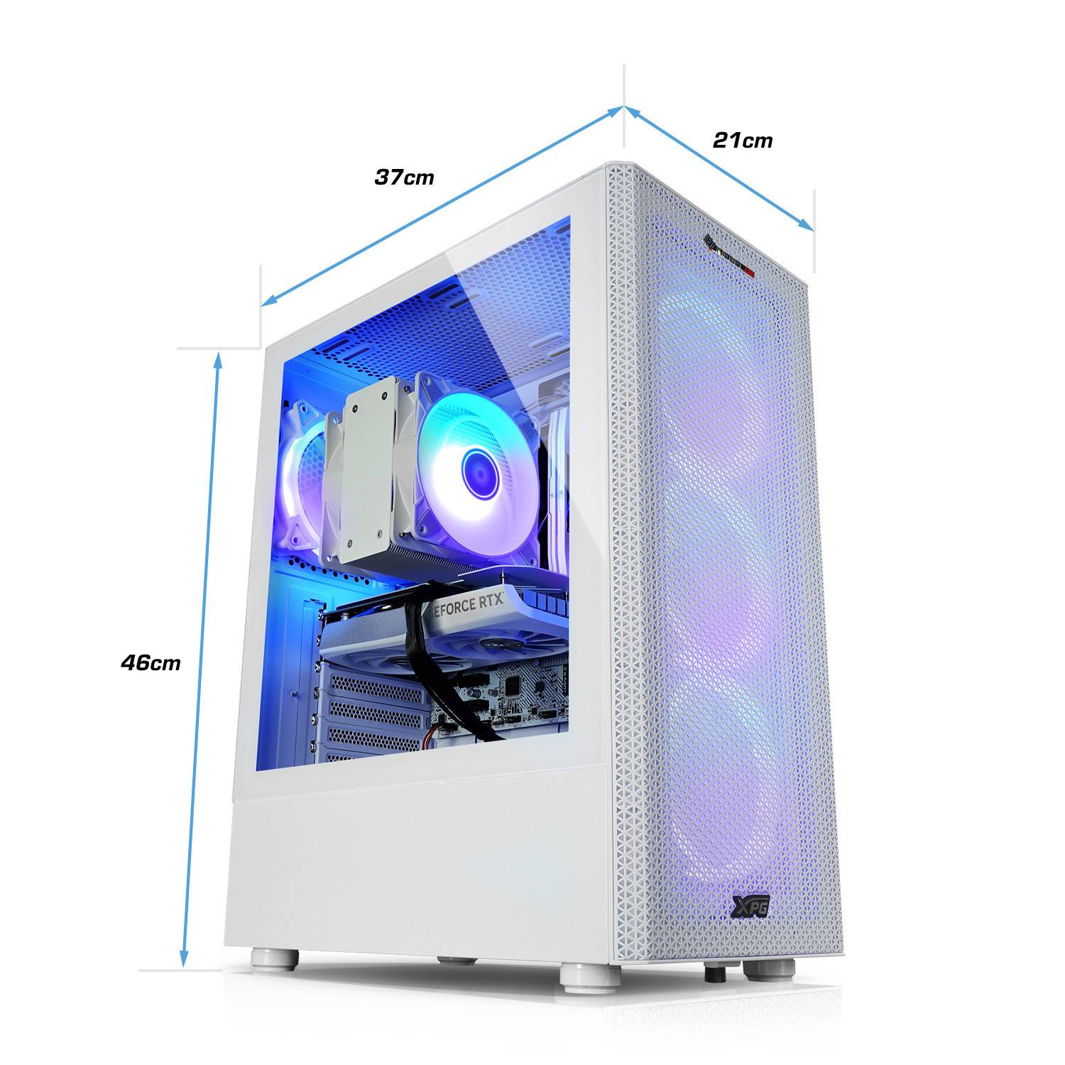 Kiebel Gaming PC Storm 12 Intel Core i7-12700KF, 32GB DDR5, NVIDIA RTX 5060 8 GB, 1TB SSD, Windows 11