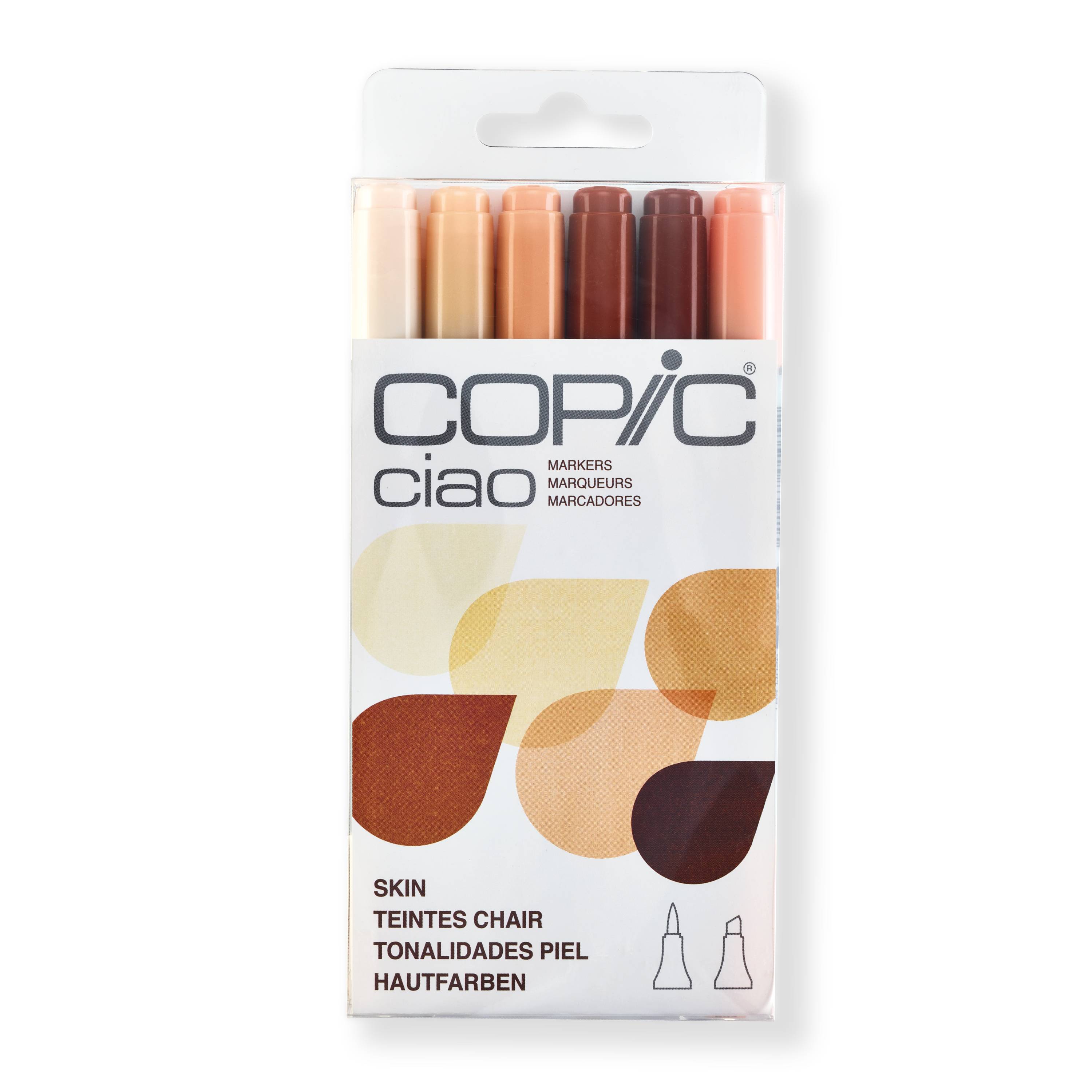 Copic Ciao 6er Set Hautfarben
