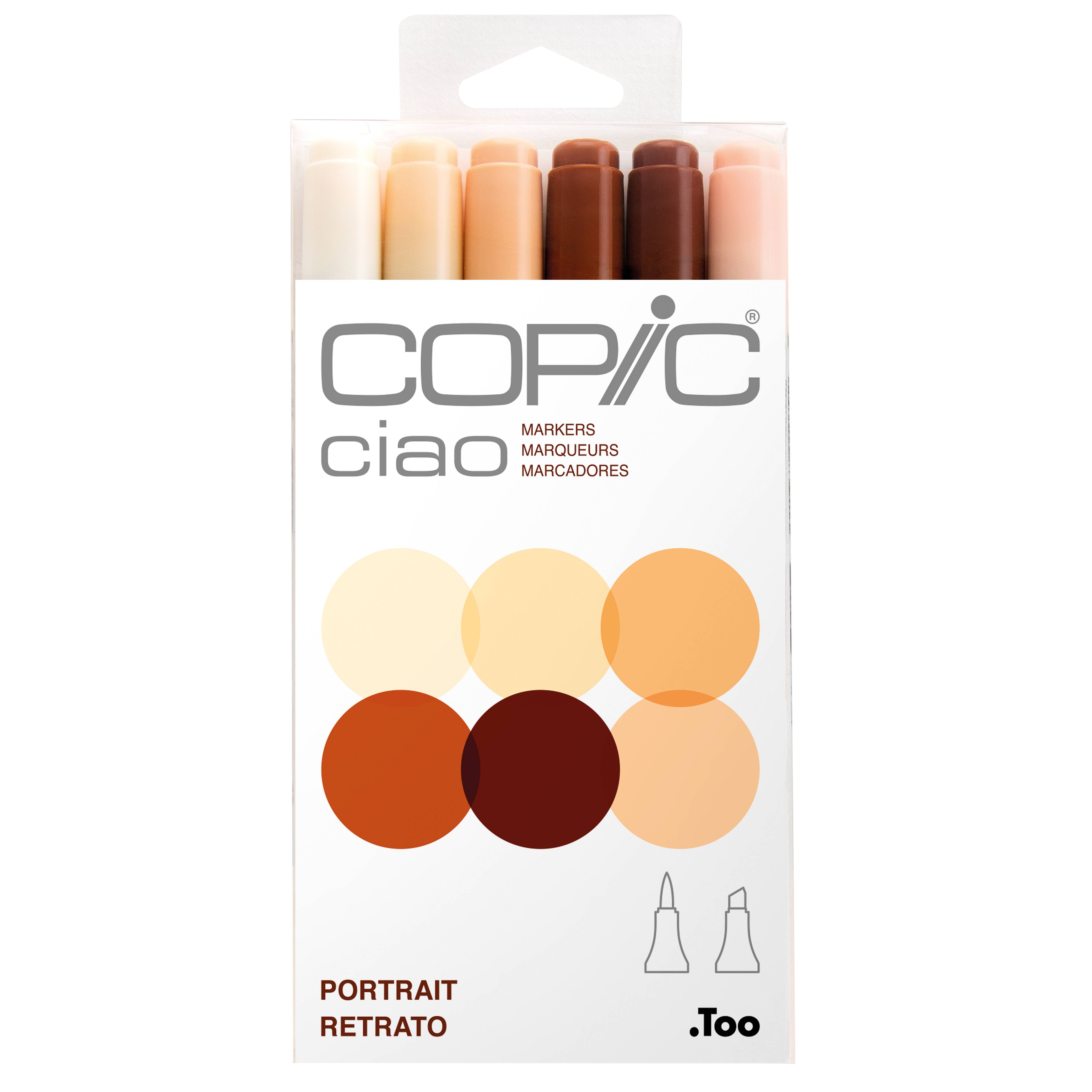 Copic Ciao 6er Set Hautfarben