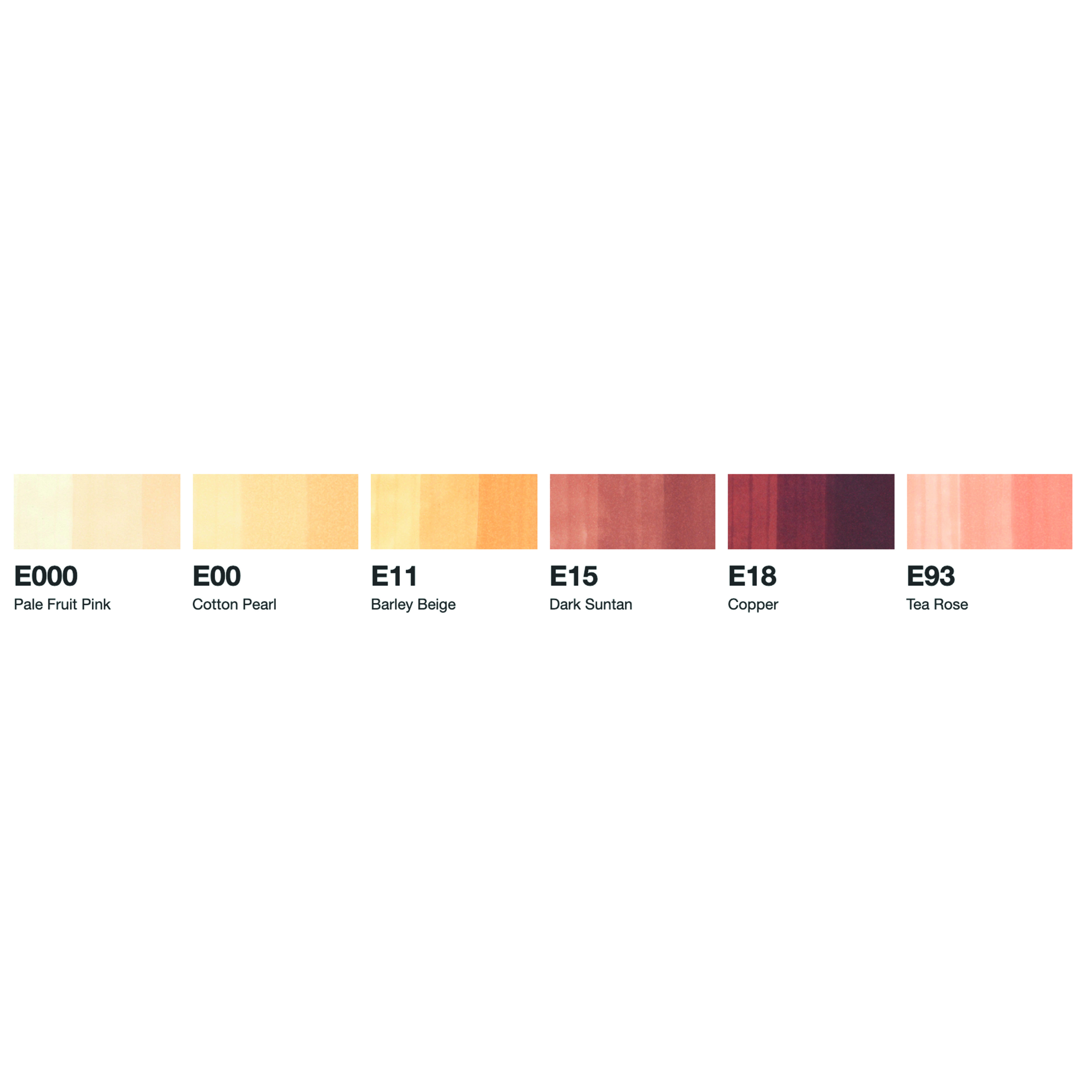 Copic Ciao 6er Set Hautfarben