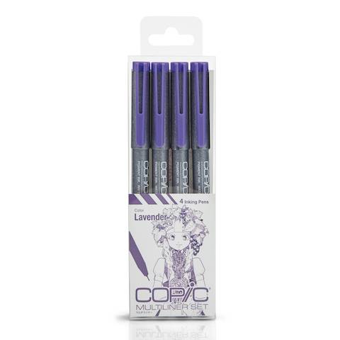 Copic Multiliner lavender 4St.
