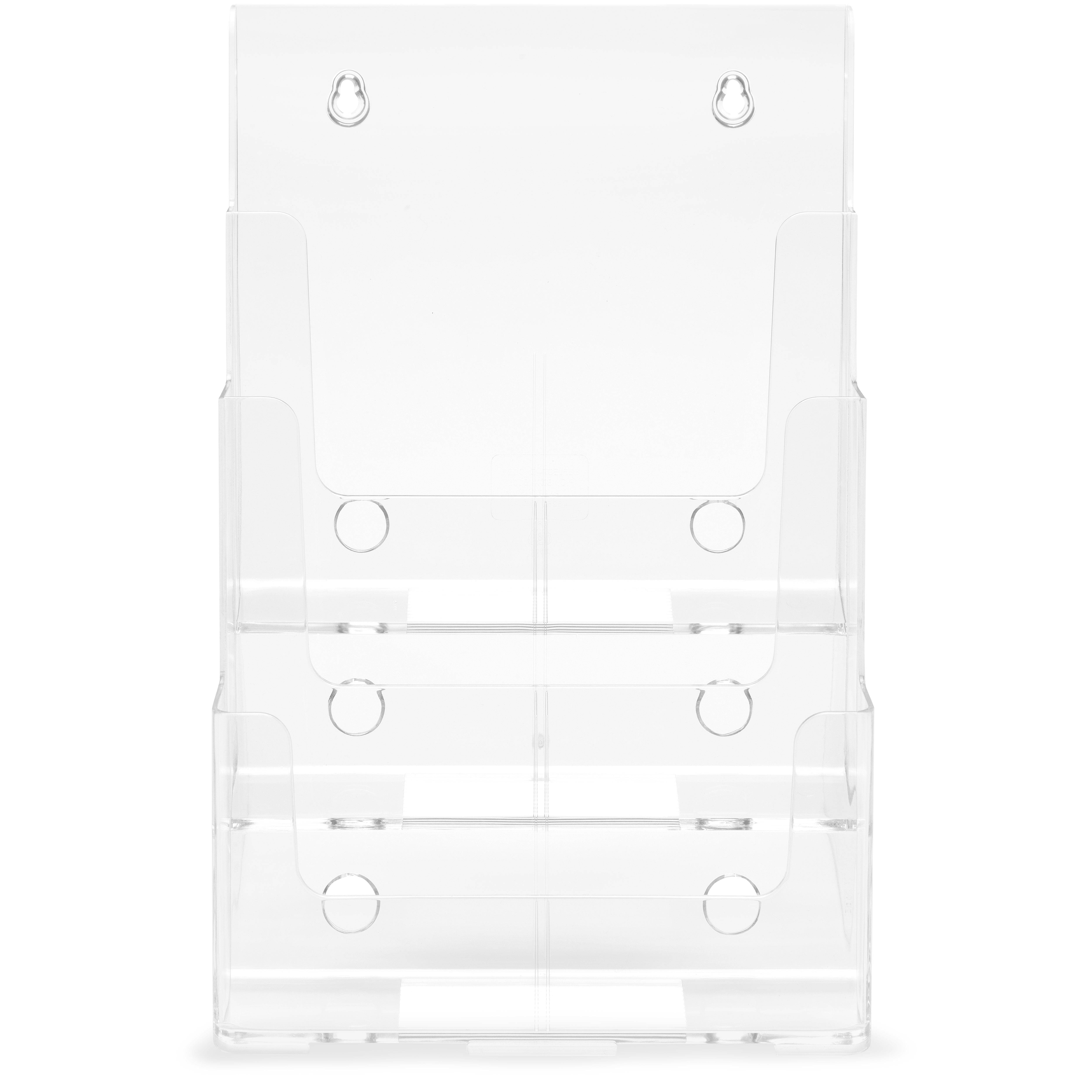 Prospekthalter Mehrstufig 3 Stufen A4 Hochformat