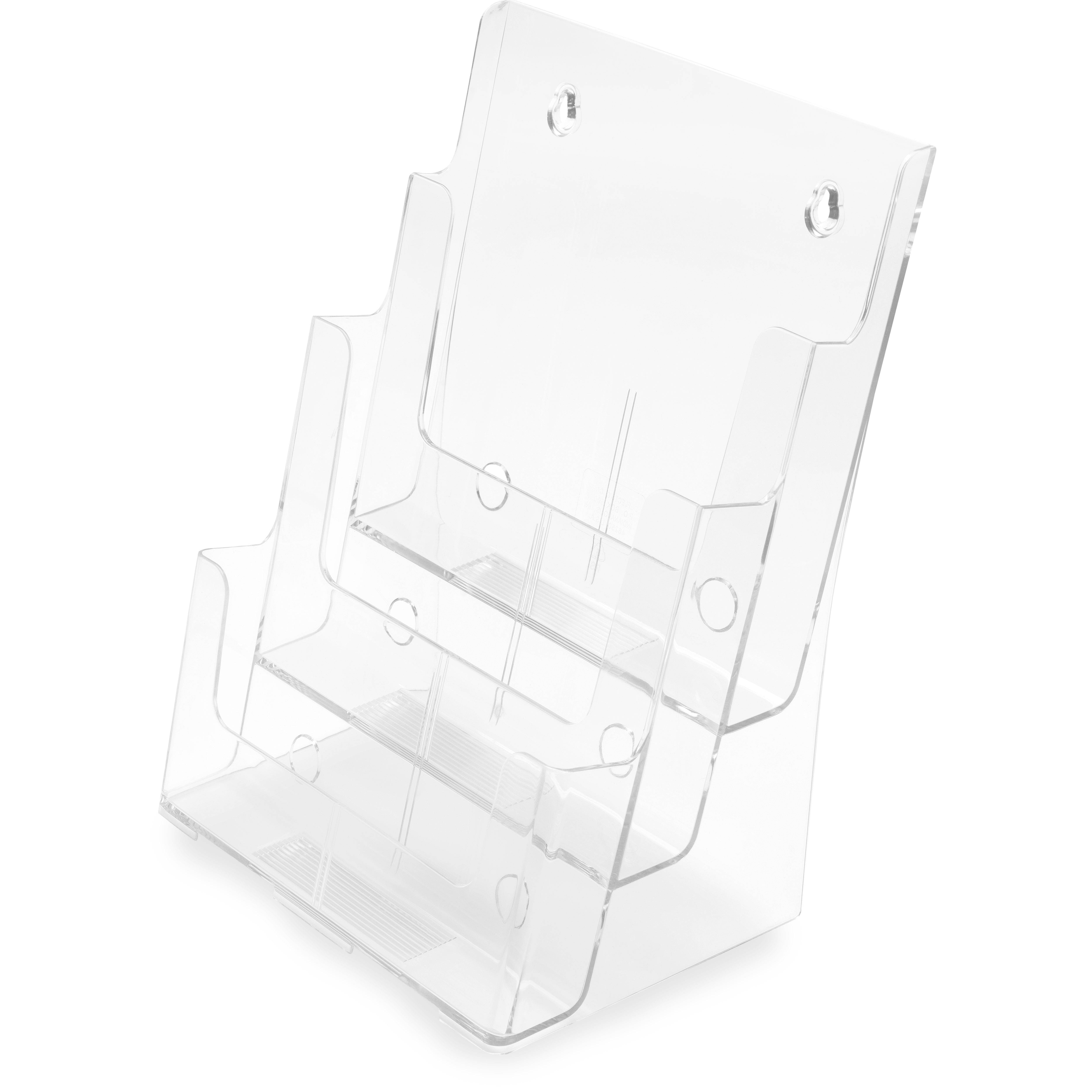 Prospekthalter Mehrstufig 3 Stufen A4 Hochformat