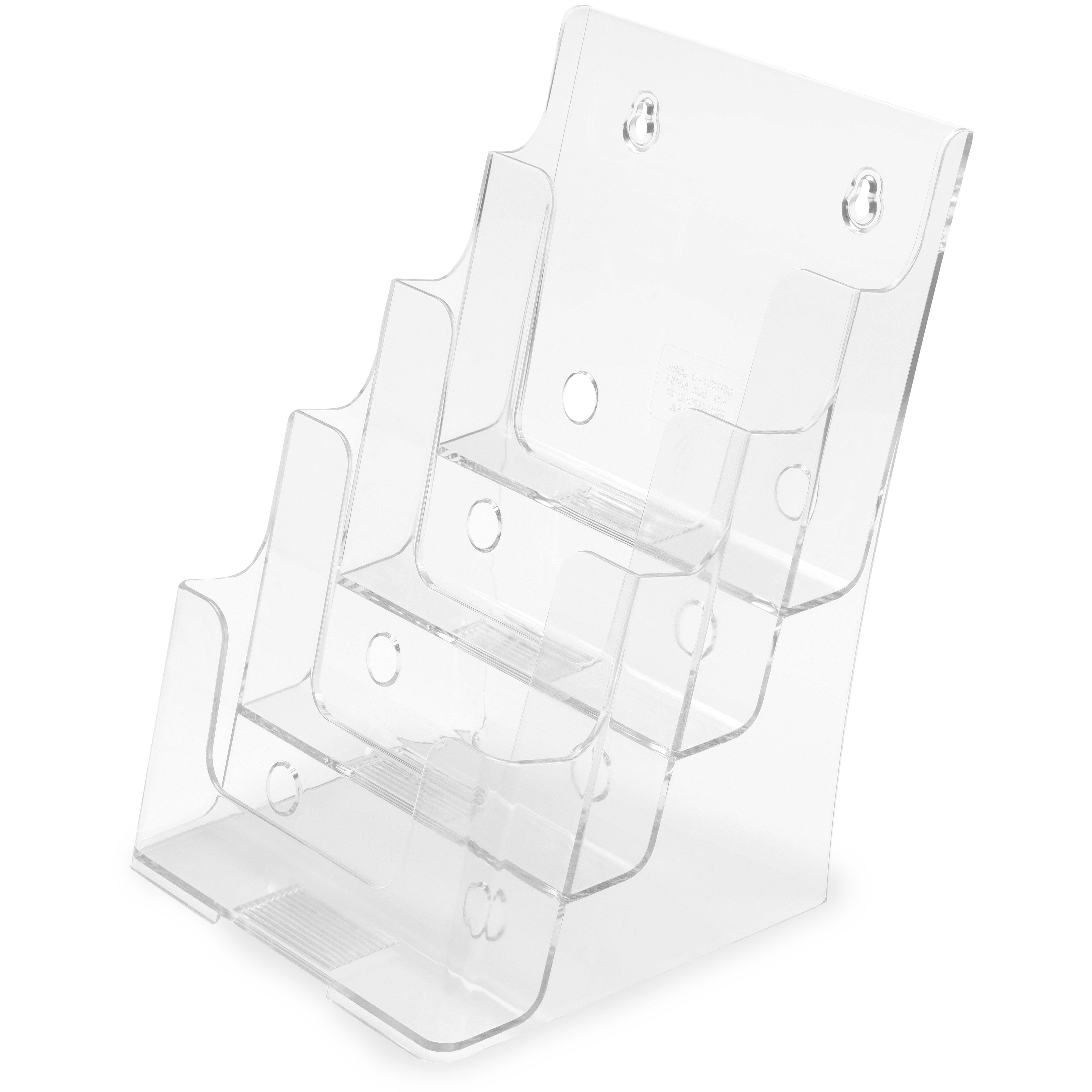 Prospekthalter Mehrstufig 4 Stufen A5 Hochformat