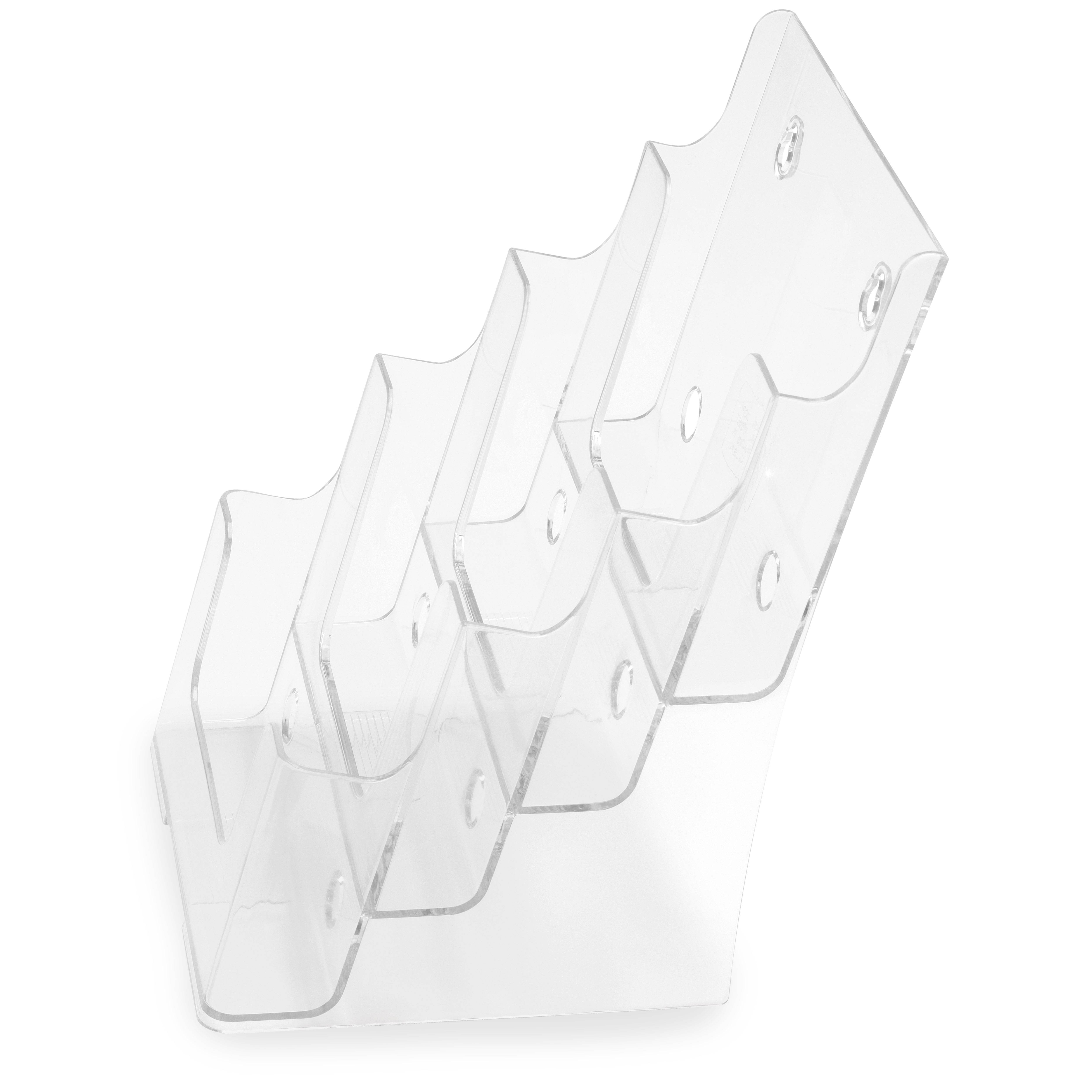 Prospekthalter Mehrstufig 4 Stufen A5 Hochformat