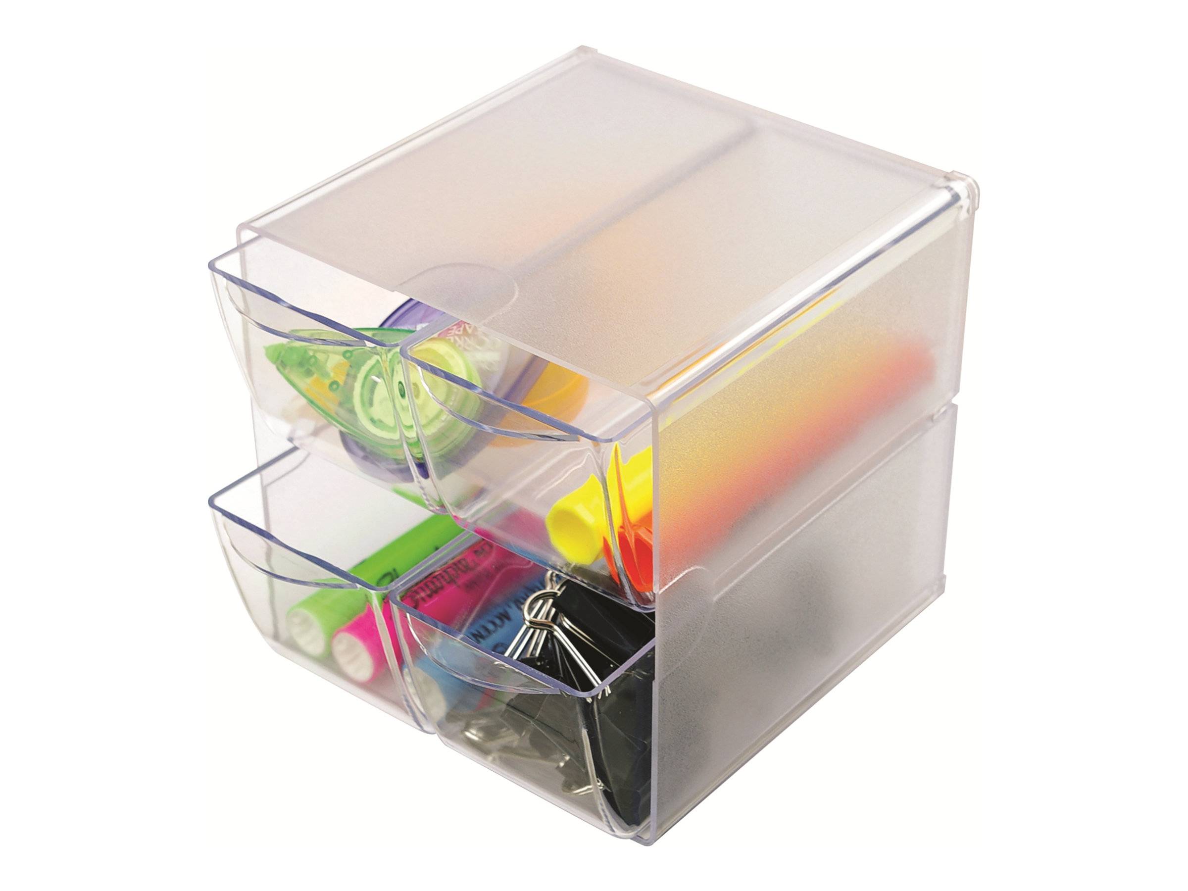 Deflecto Schubladenschrank - 4 Schubfächer